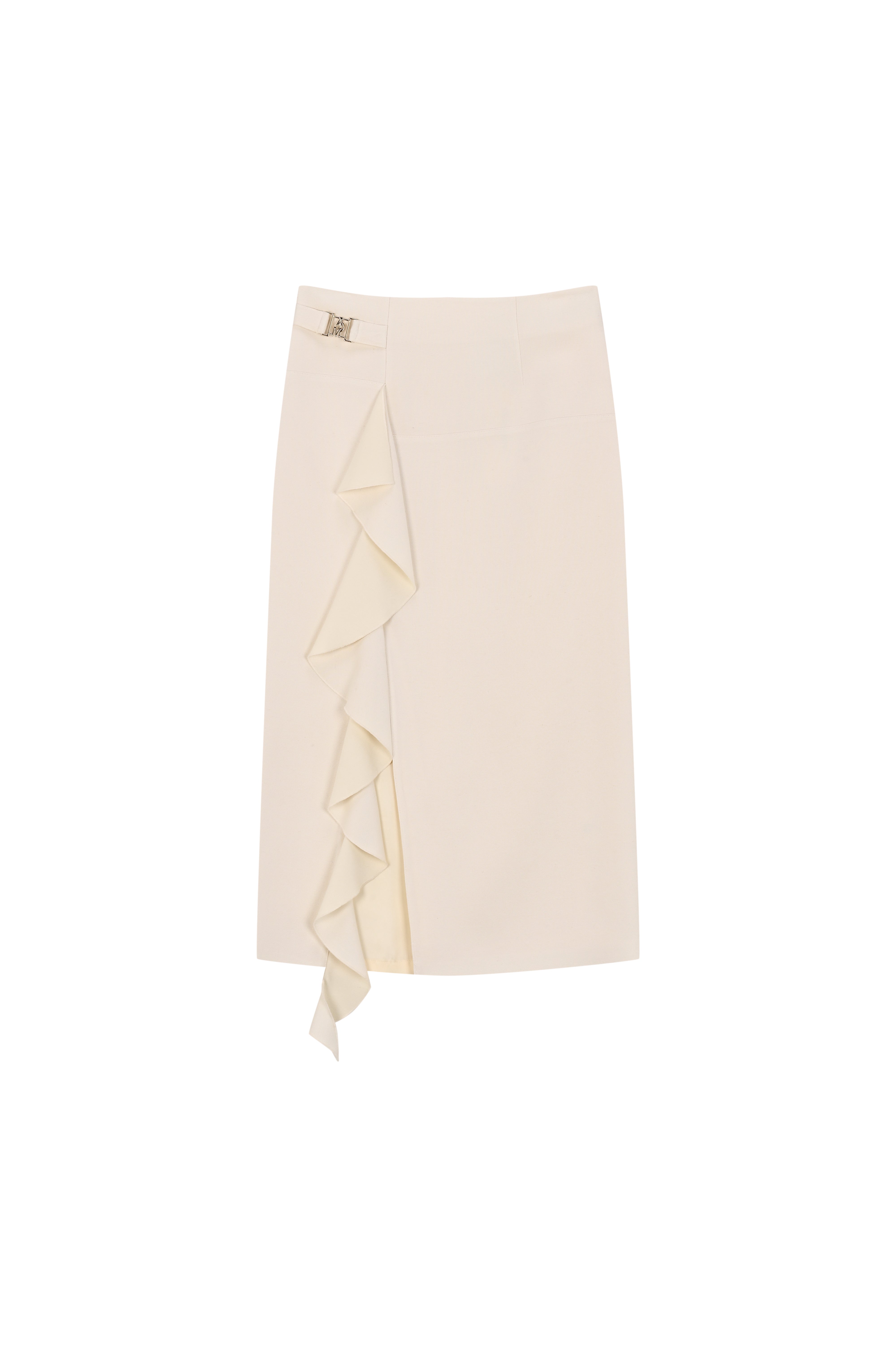 Versailles Cream Pencil Skirt