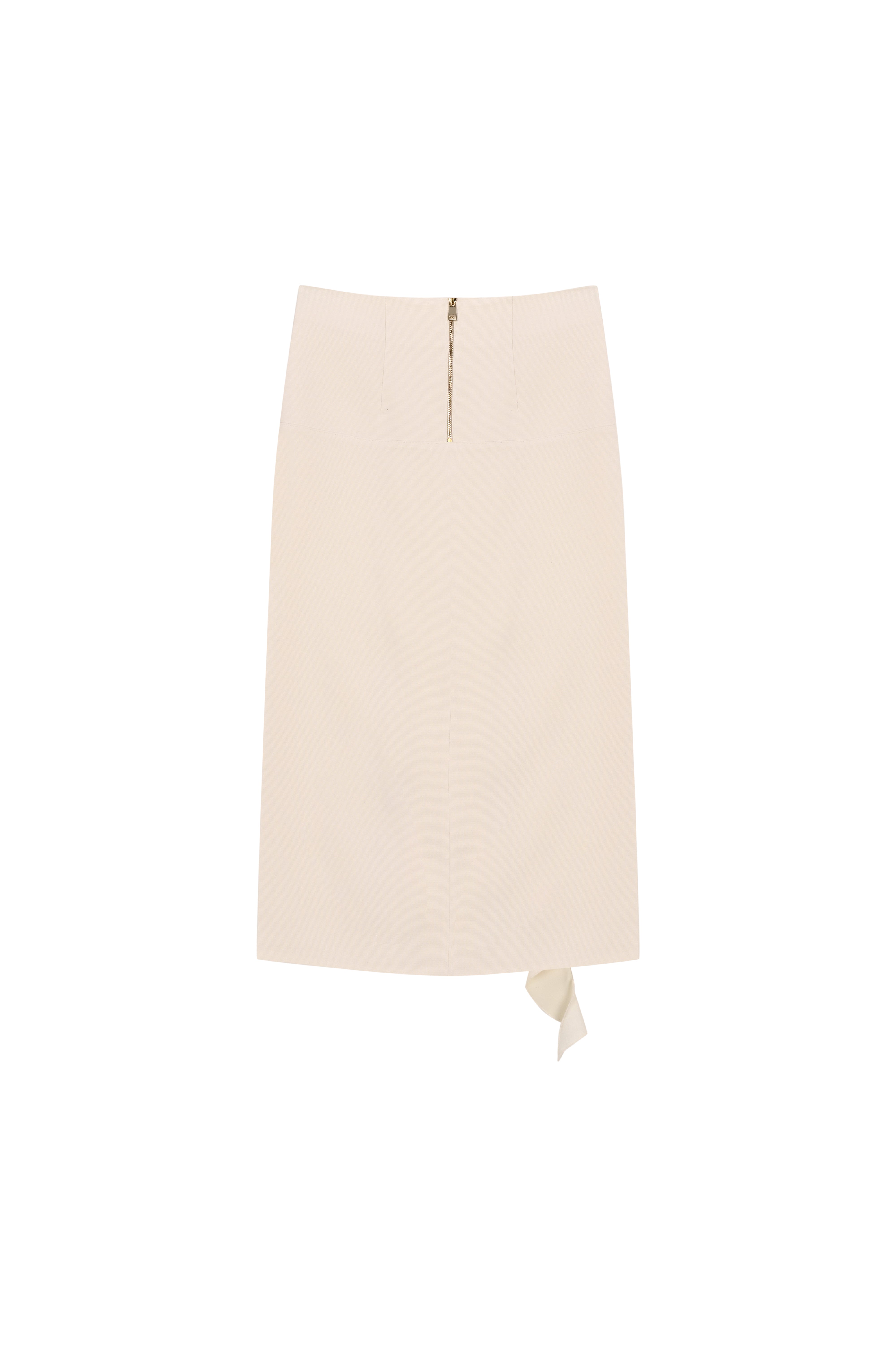 Versailles Cream Pencil Skirt