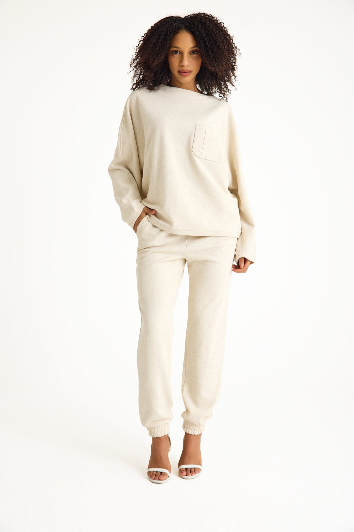 Beige Women's Lounge Set