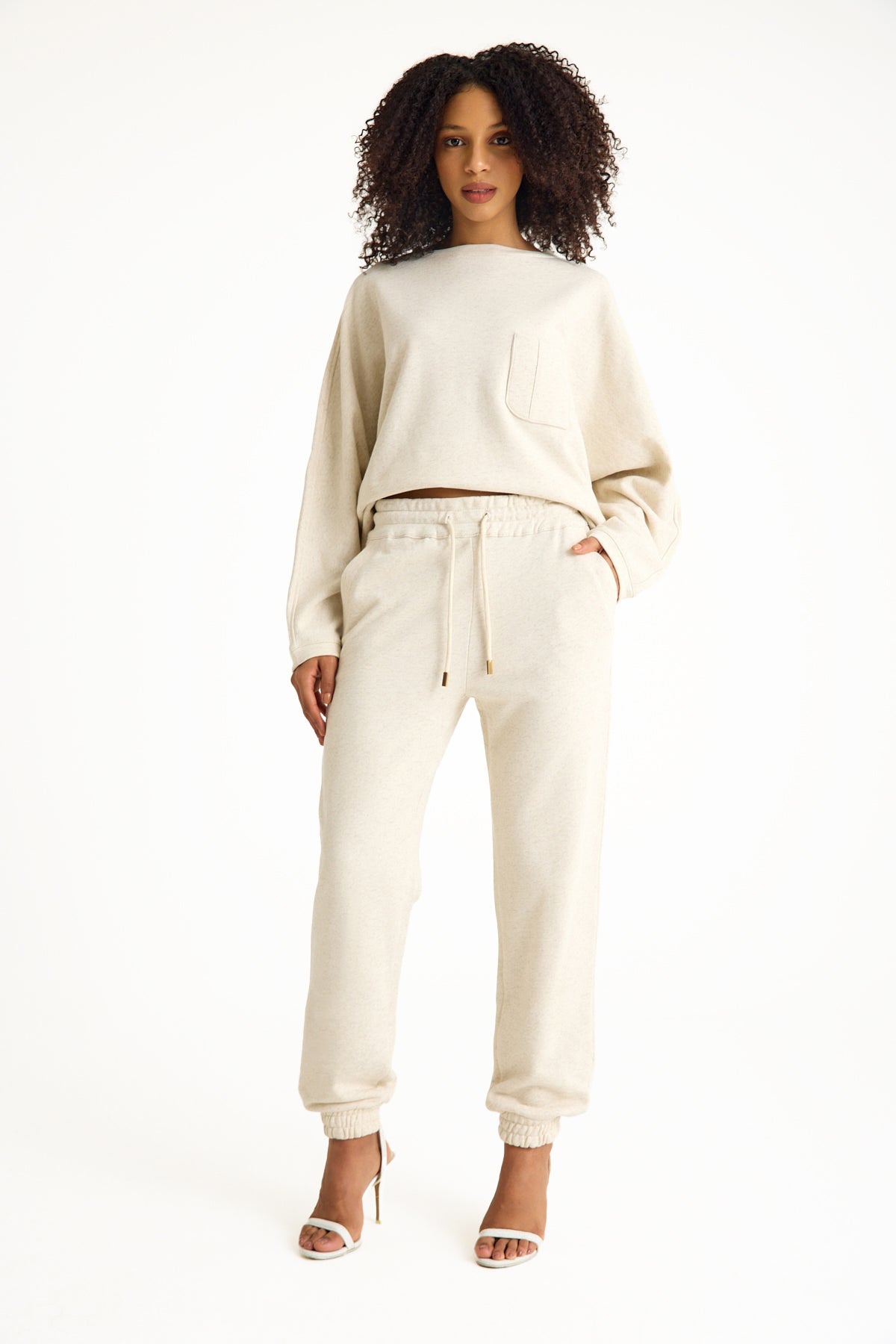 Beige Women's Lounge Set