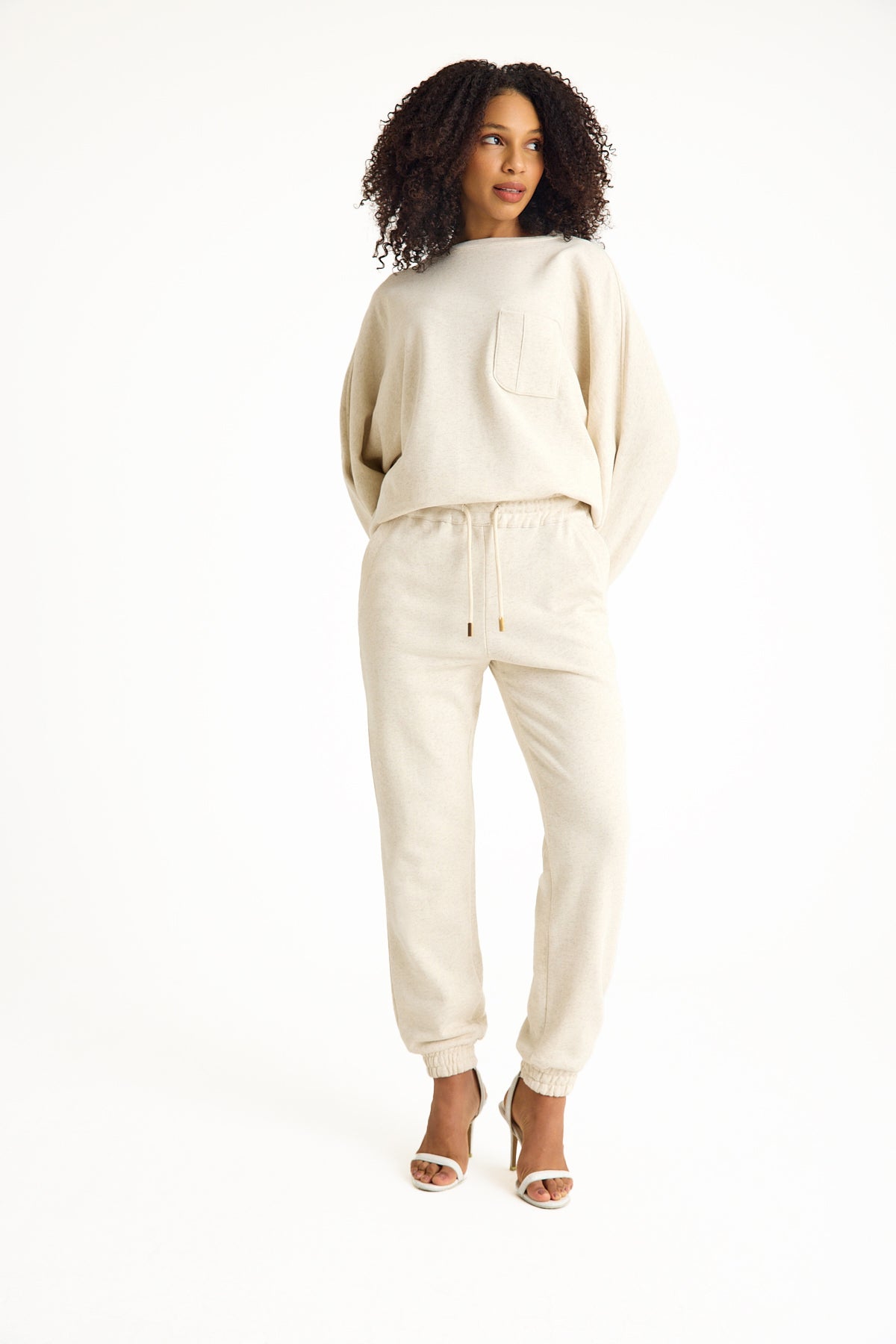 Beige Women's Lounge Set