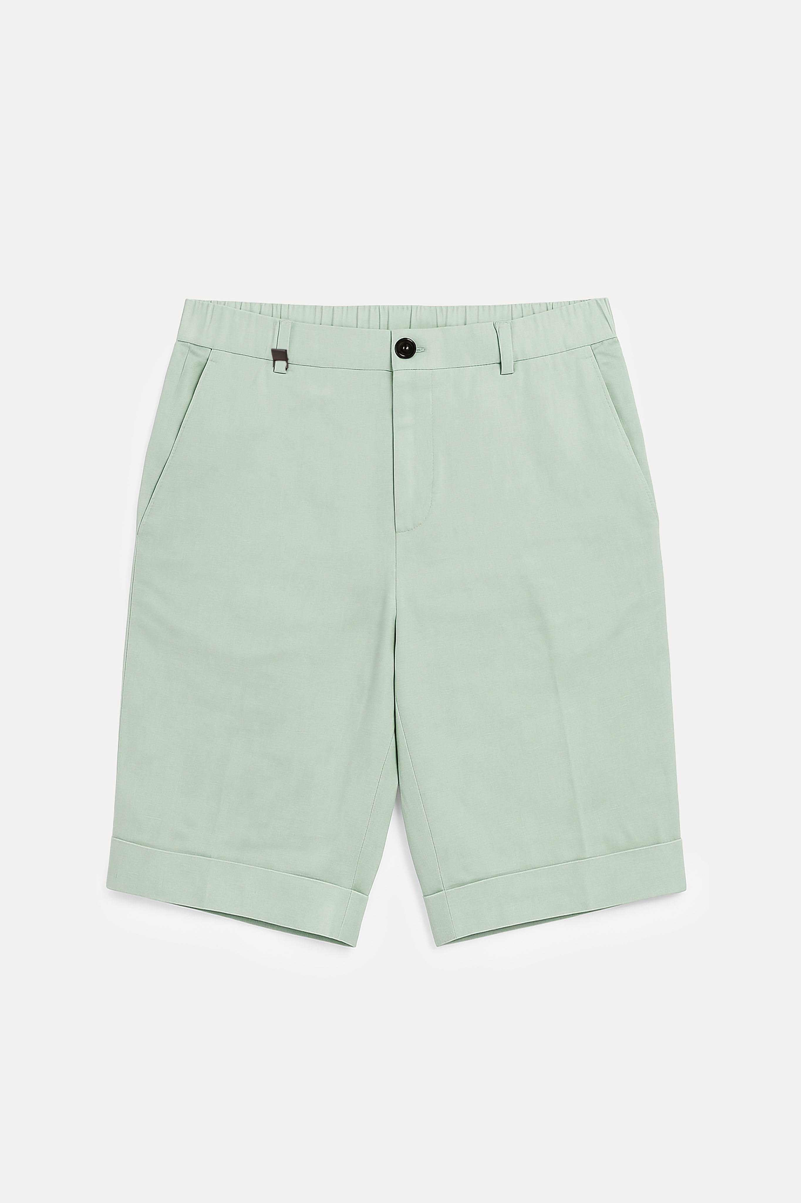 Mint Linen Shorts