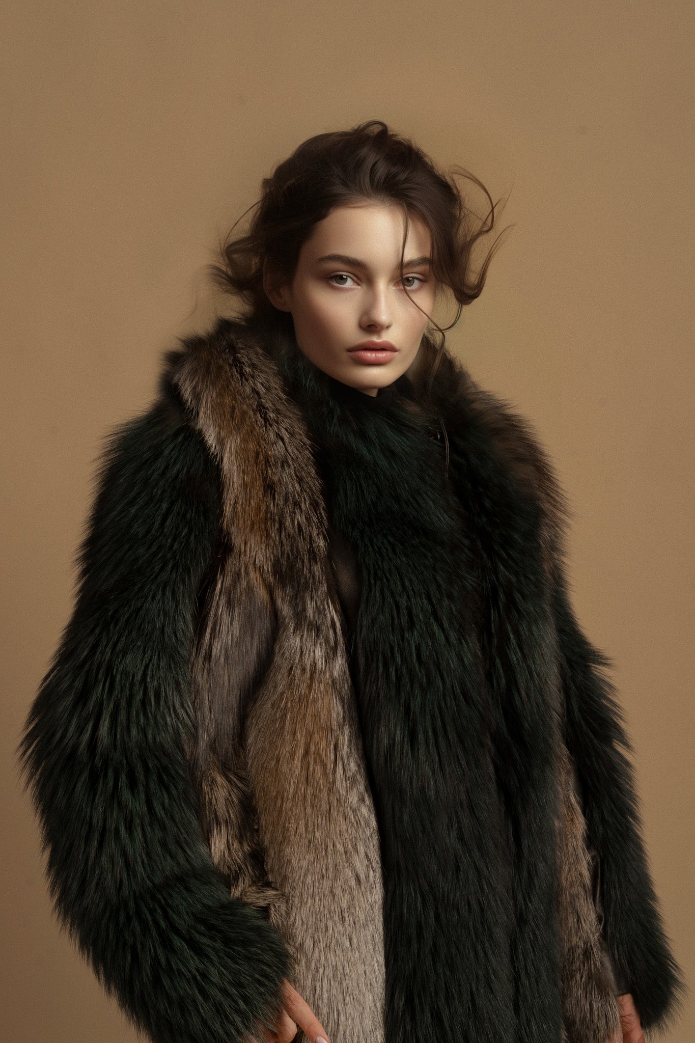 Greenwood Luxe Fox Fur Coat