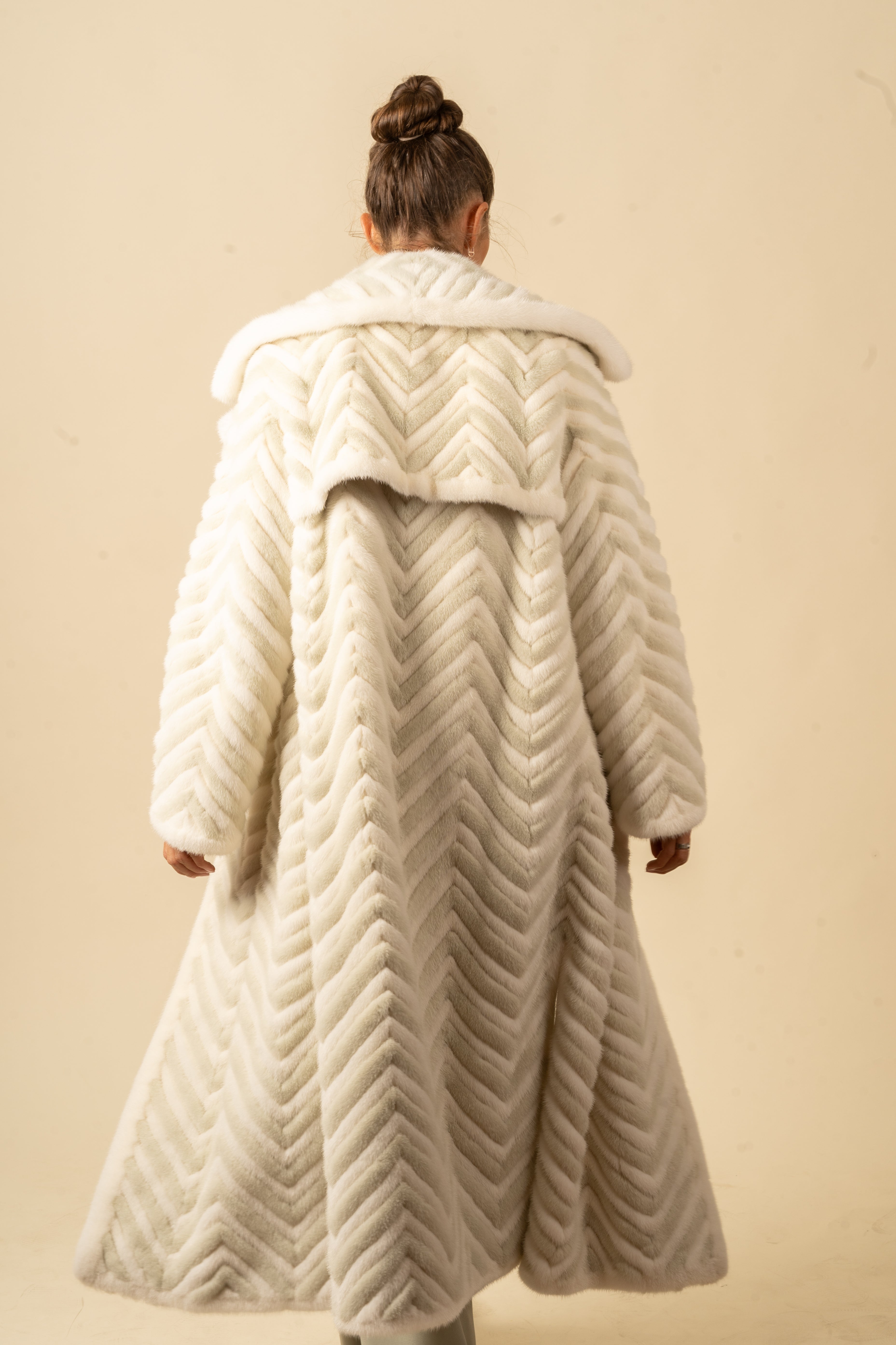 Serene Polar Vortex Mink Fur Coat