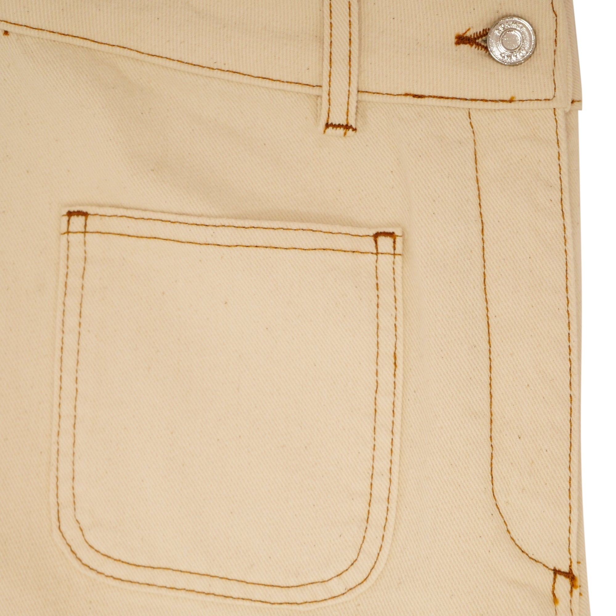 Desert Chic High-Waisted Twill Jeans