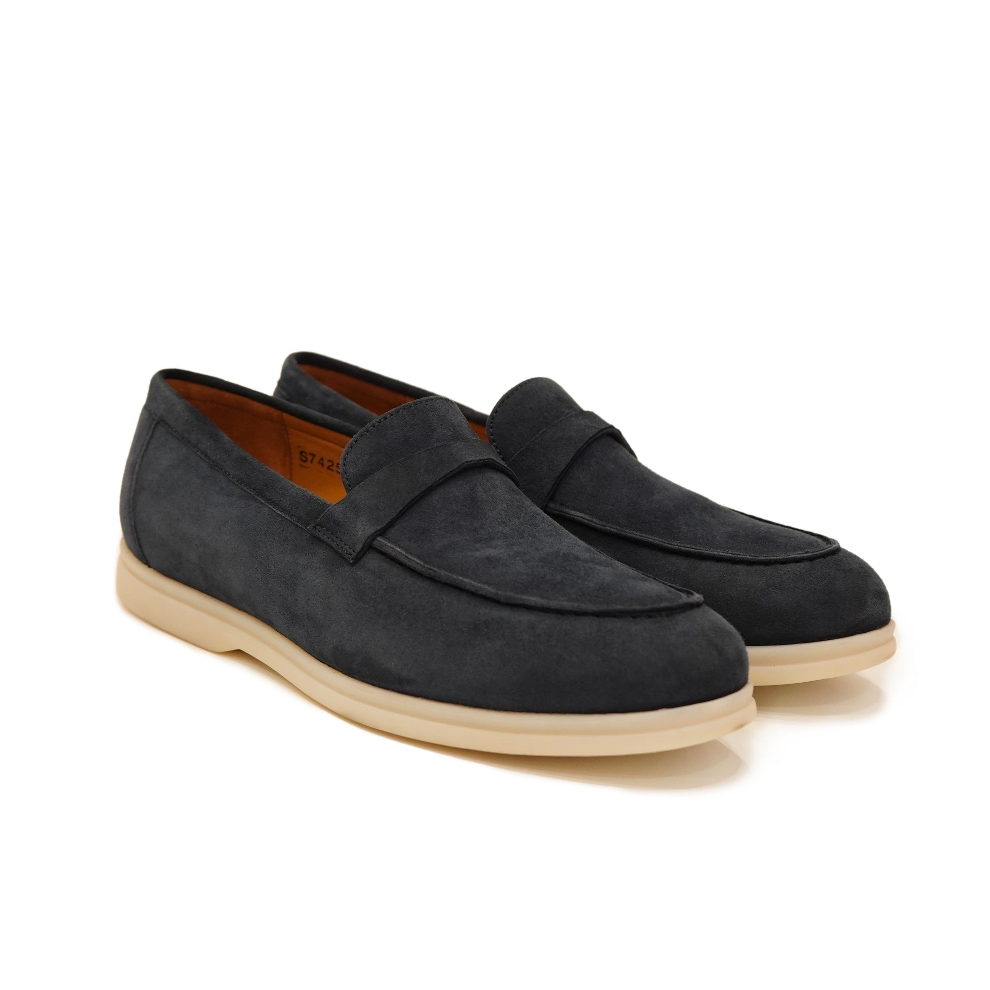 Midnight Glide Suede Loafers