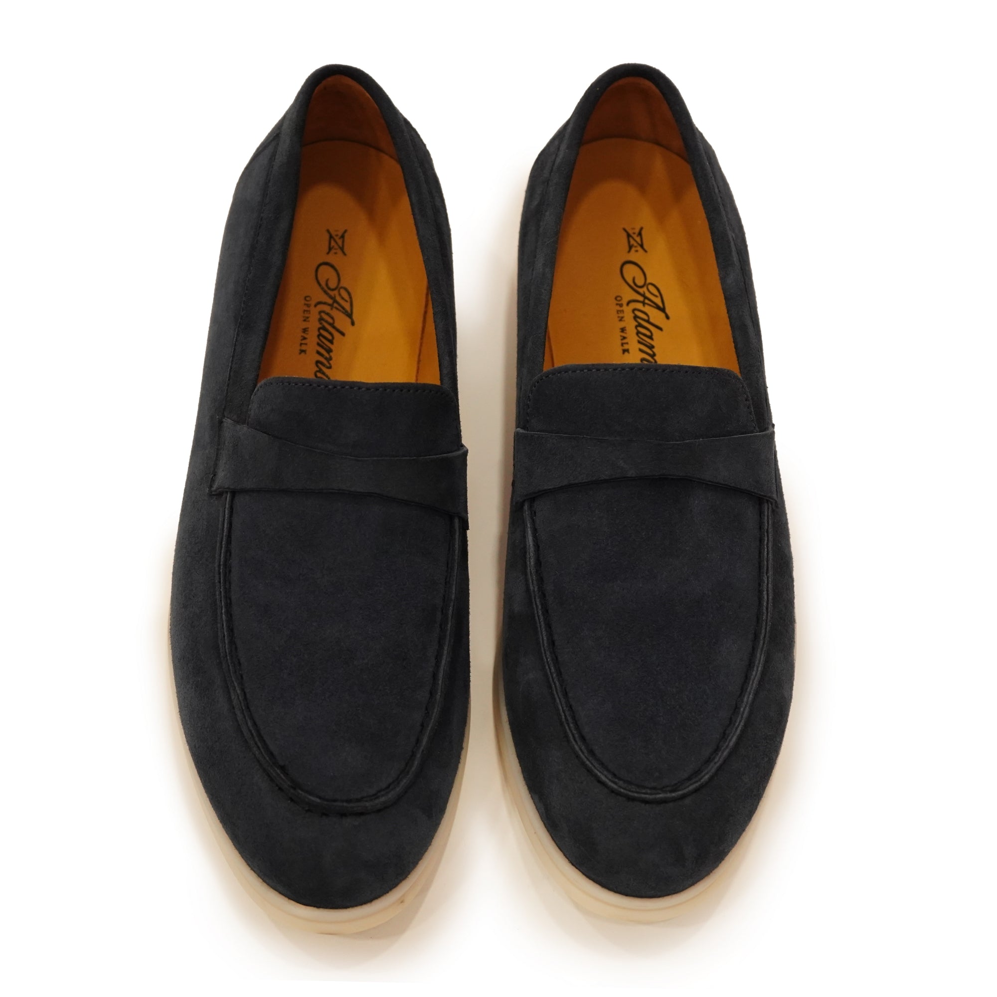 Midnight Glide Suede Loafers