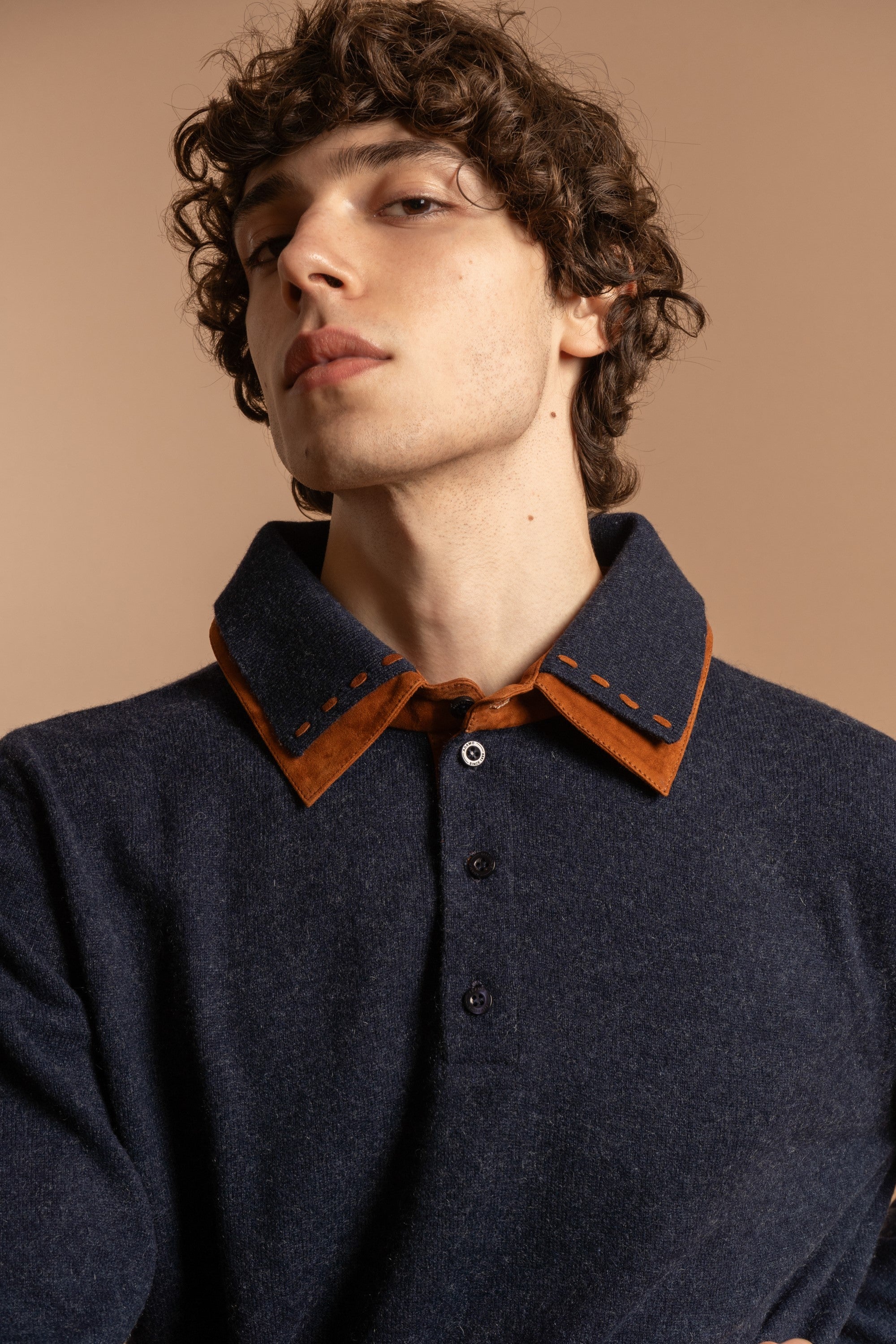 Dark Blue Haven Cashmere Shirt