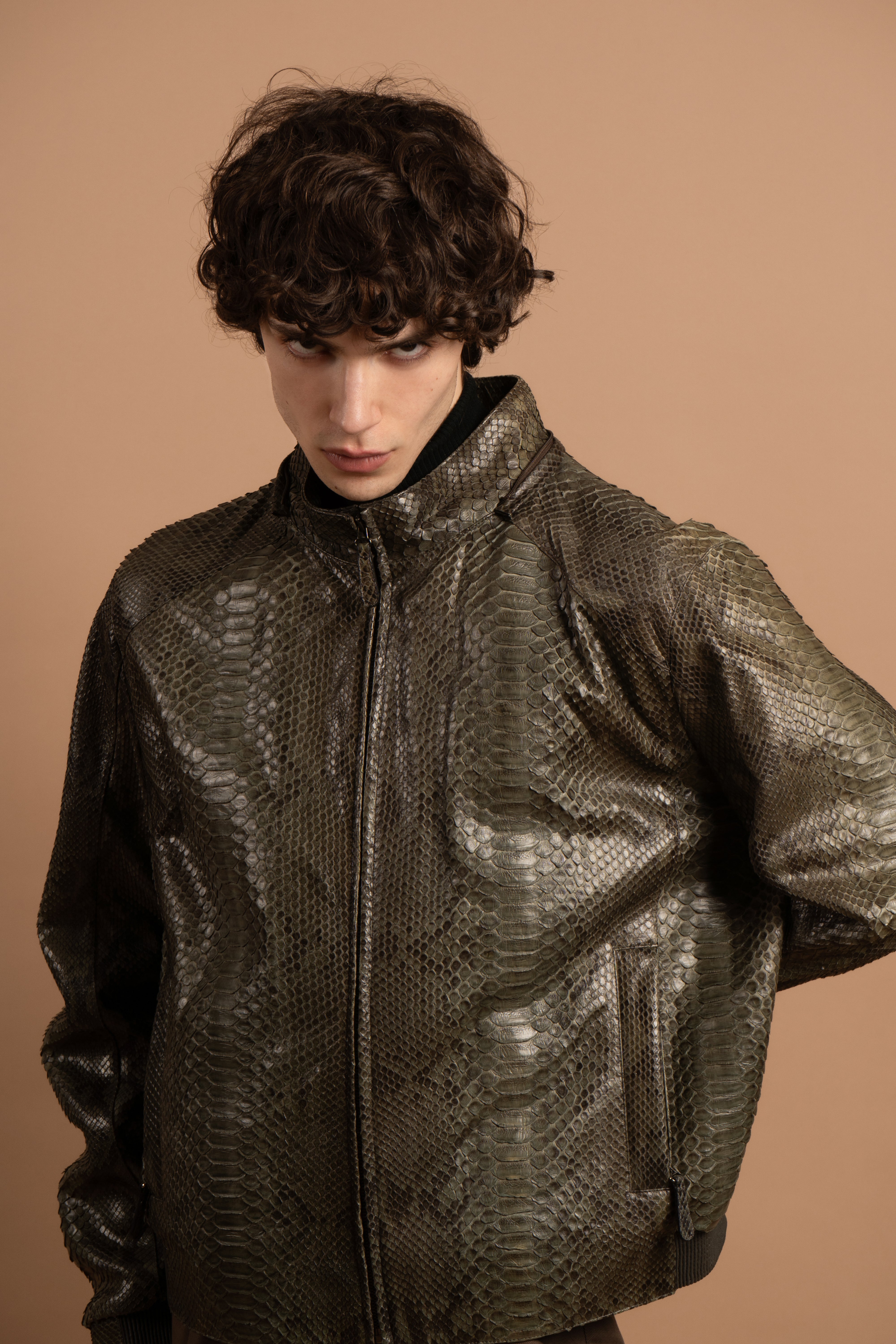 Mens hotsell snakeskin jacket