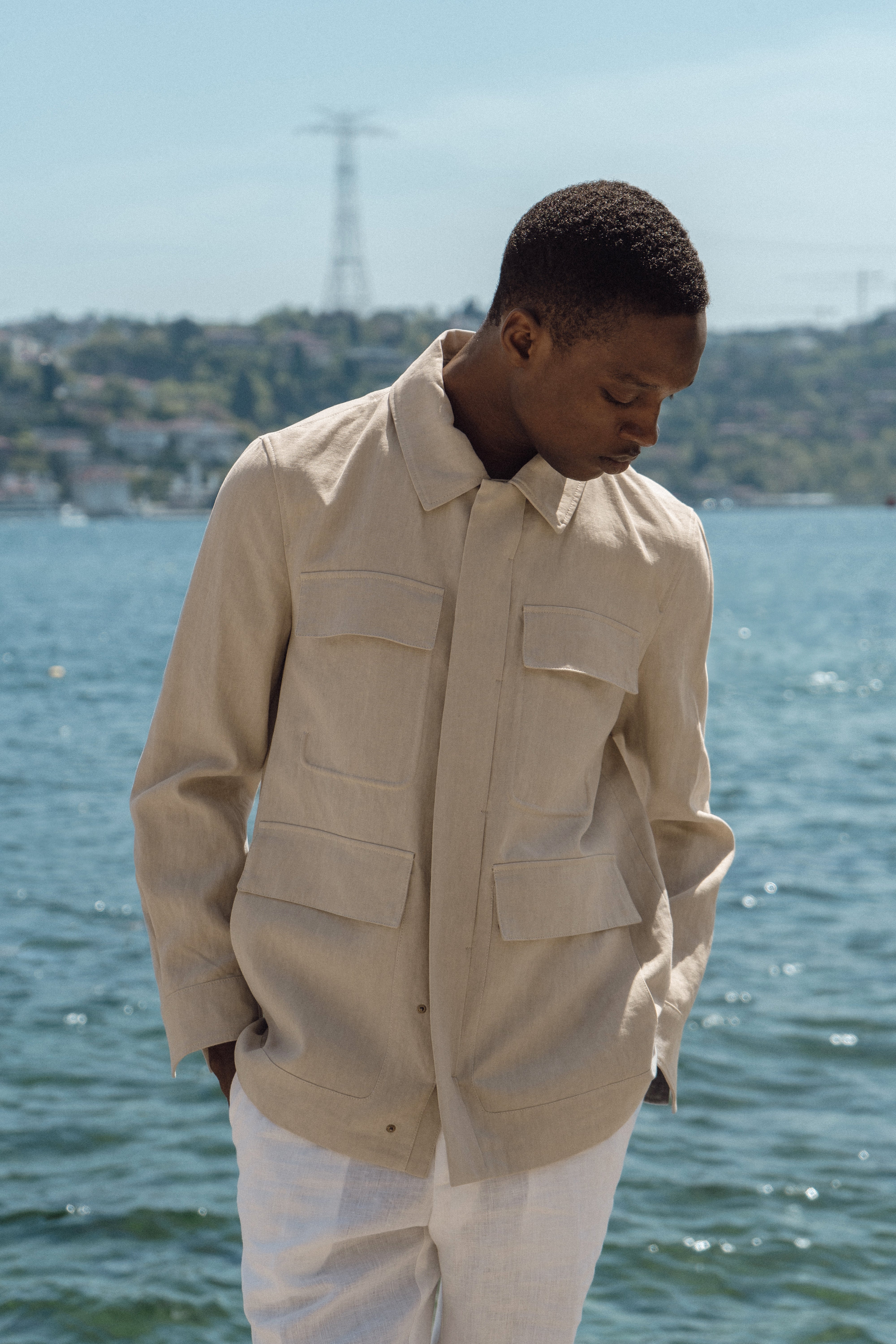 Bosphorus Linen Jacket