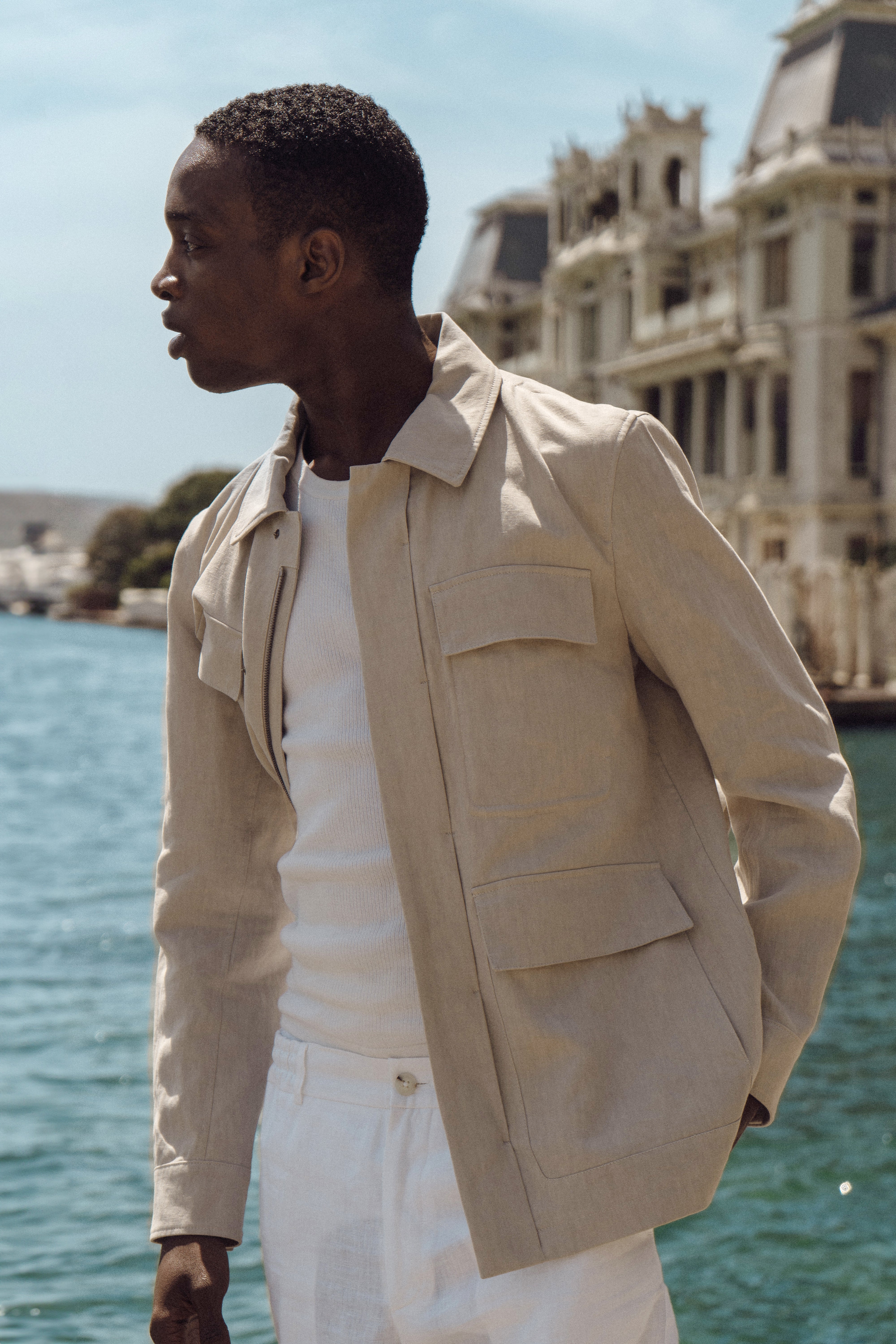 Bosphorus Linen Jacket