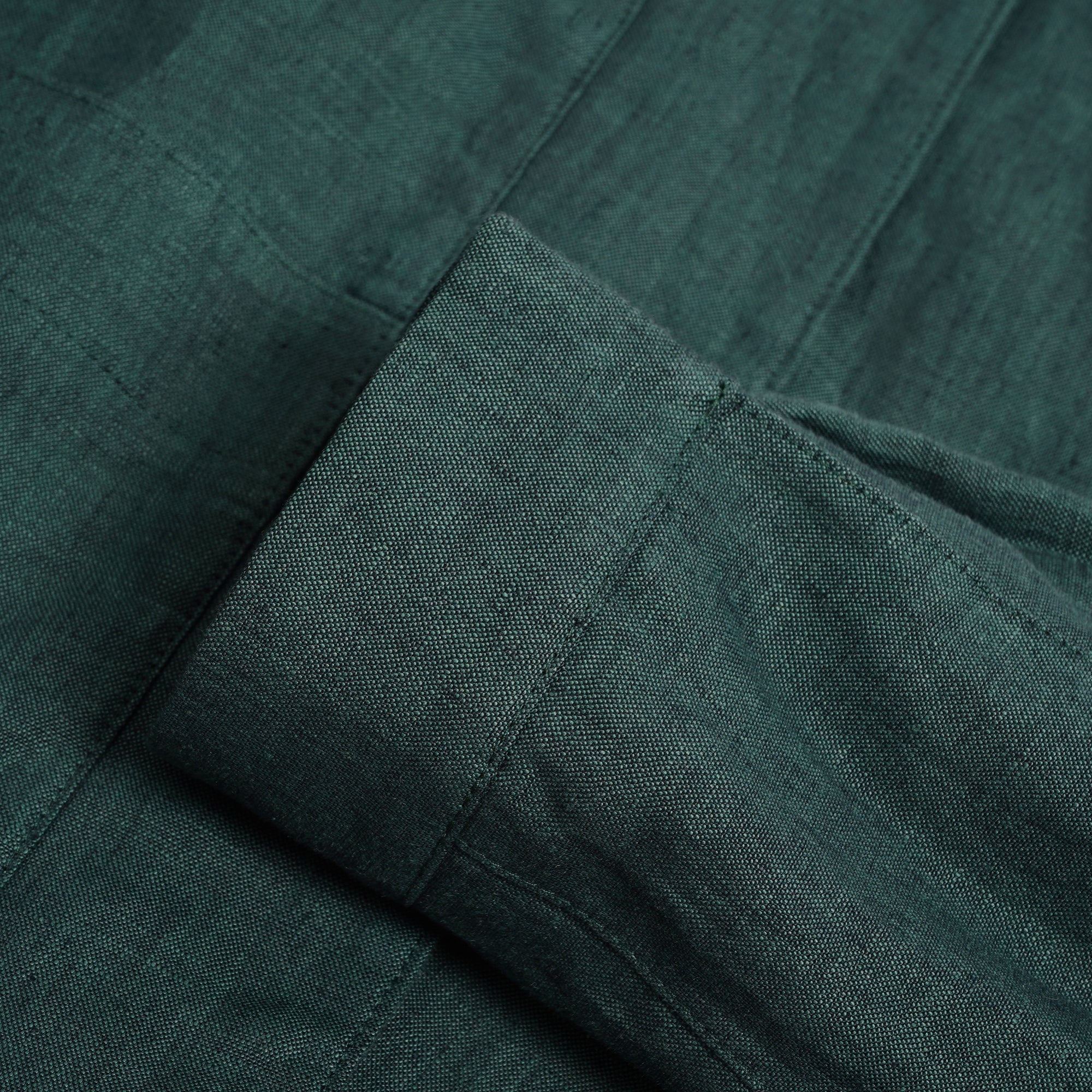 Green Linen Jacket