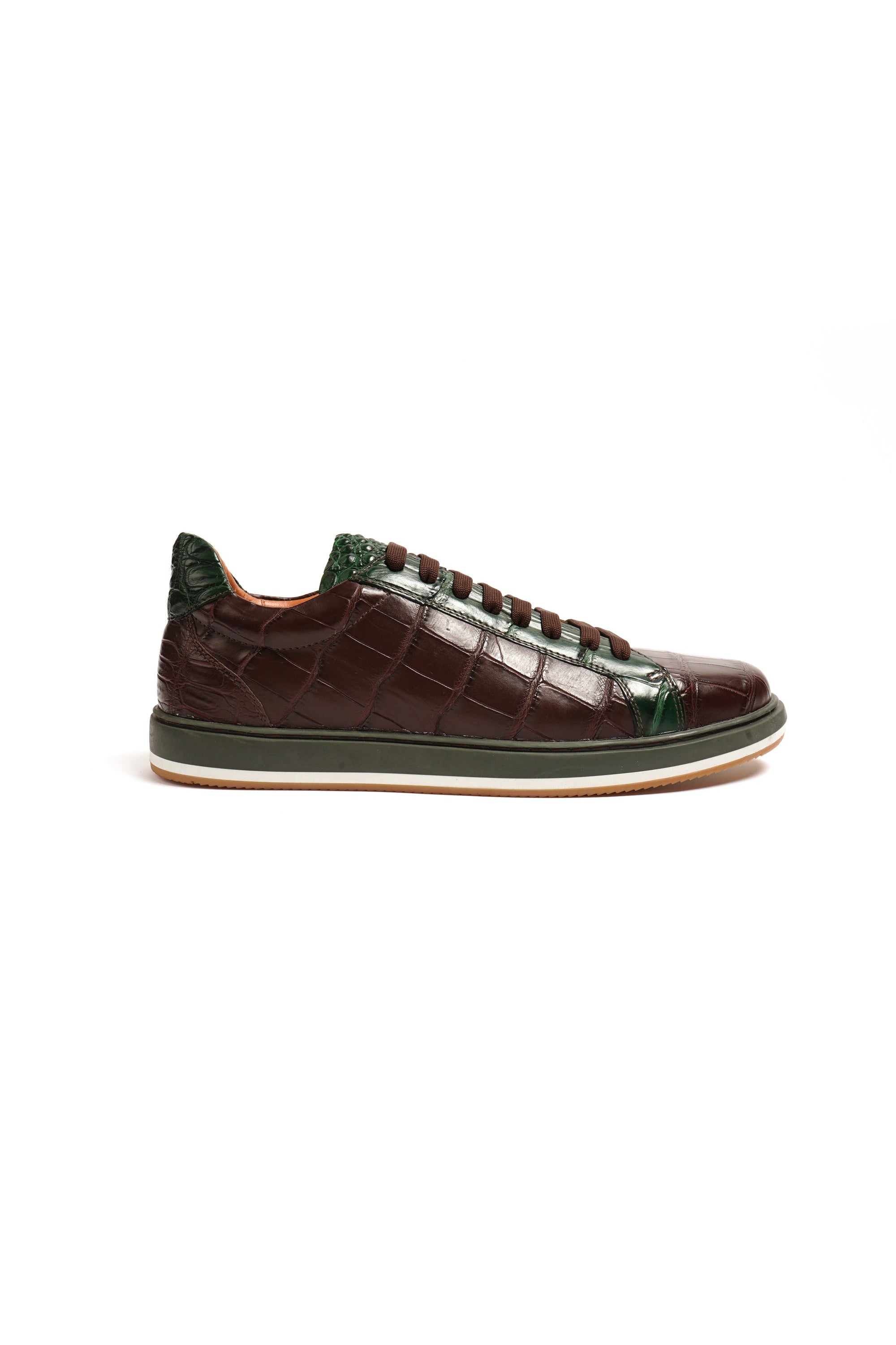 Crocodile Leather Sneakers