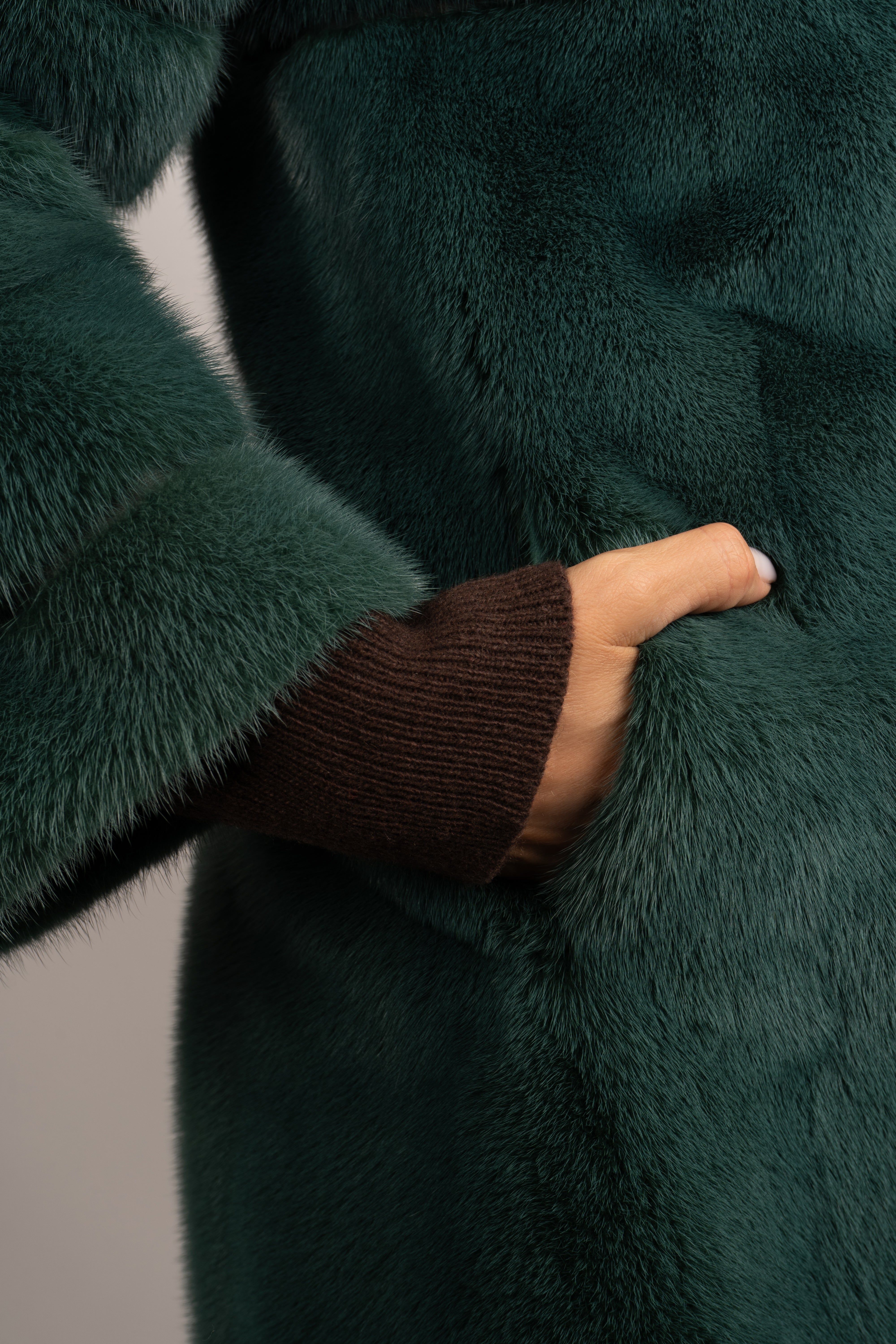 Deep Forest Mink Fur Coat
