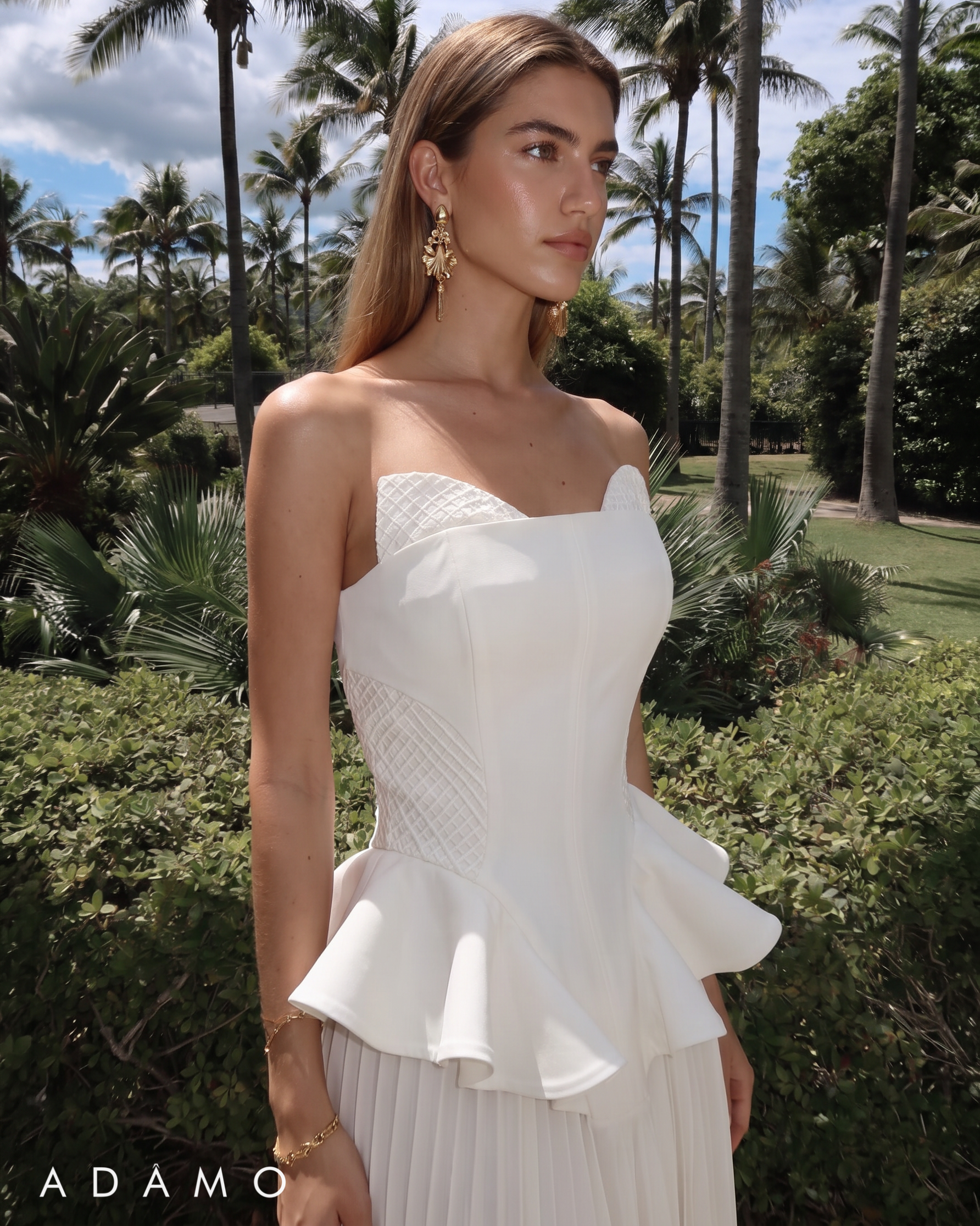 Étoile Pleated Couture Gown