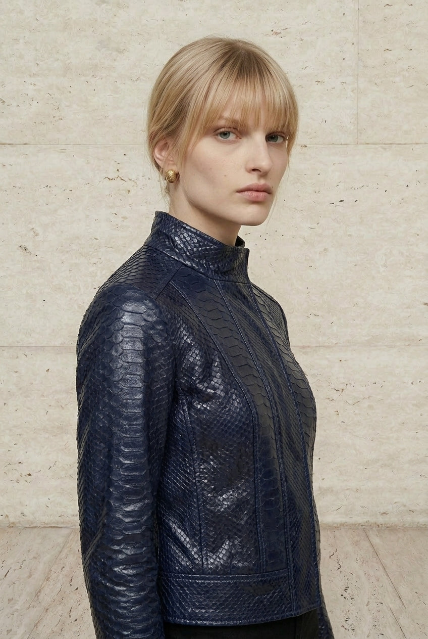 Nocturne Python Structured Jacket