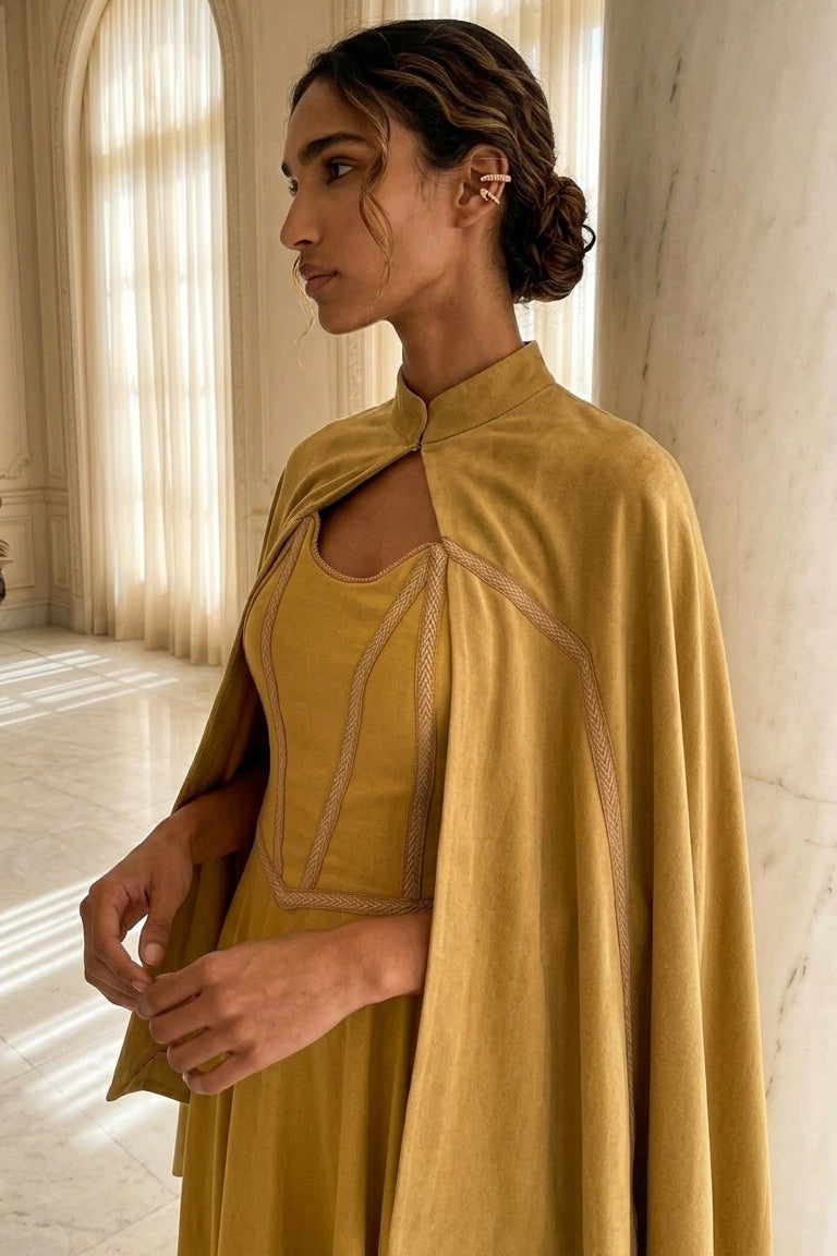 Velmira Draped Cape