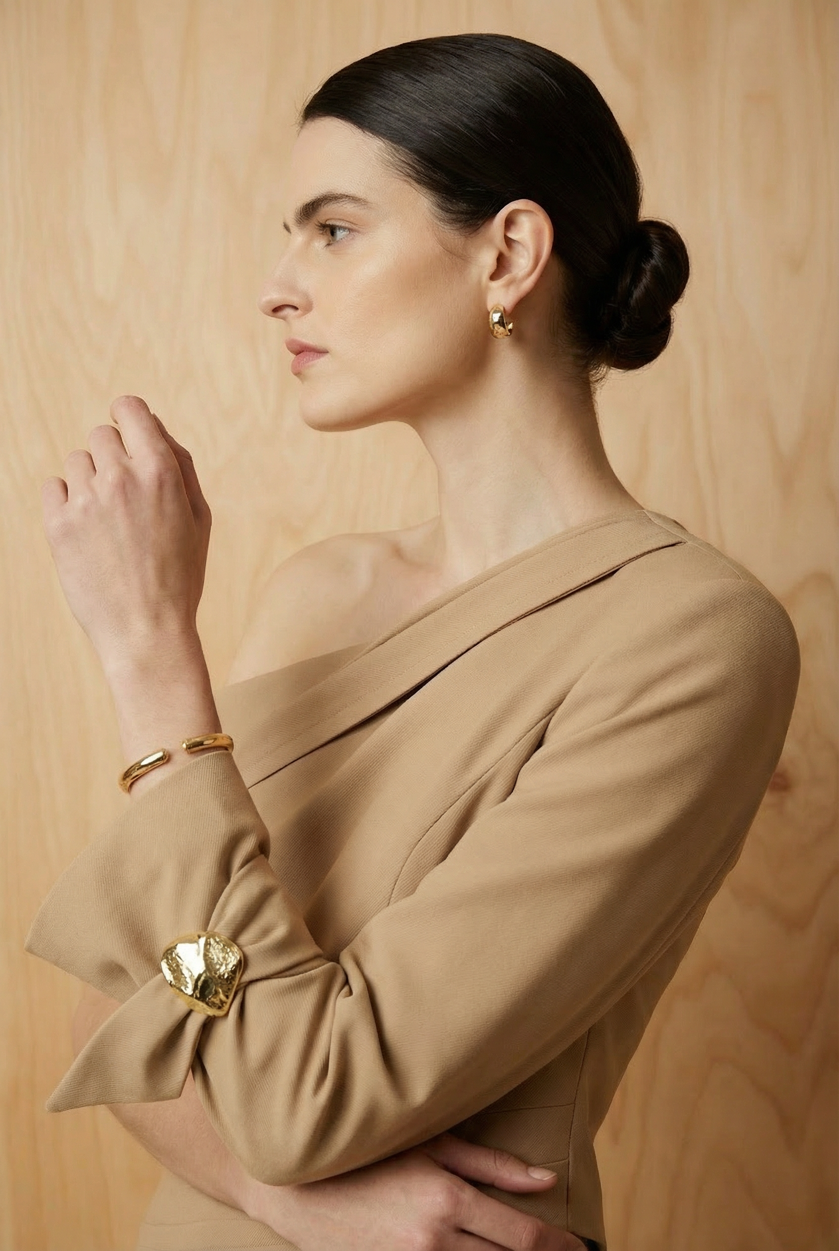 Valeri Artisan Asymmetric One-Shoulder Blouse