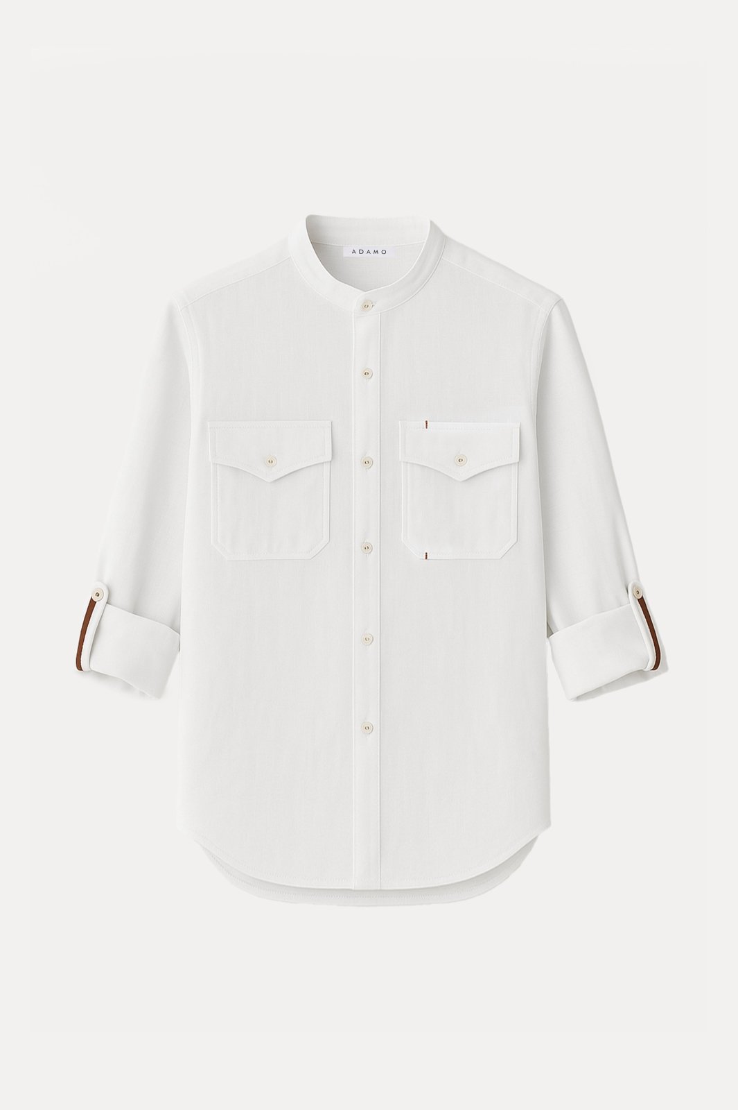 Alpine White Linen Shirt - ADAMO