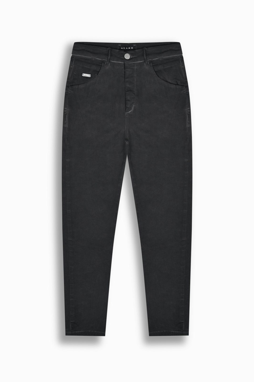 Anthracite Black Slim - Fit Denim Trousers - ADAMO