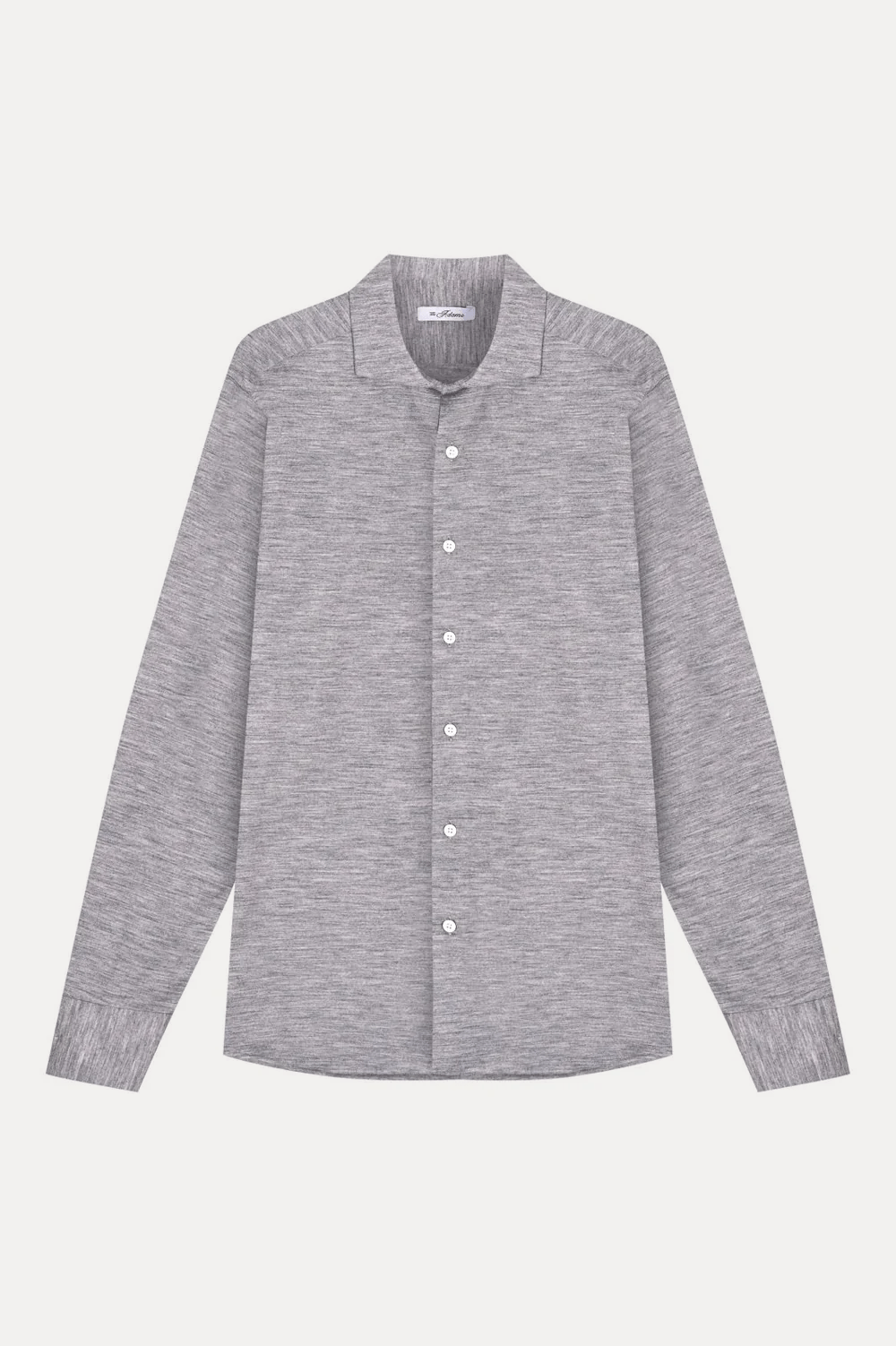 Ash Grey Cotton Shirt - ADAMO