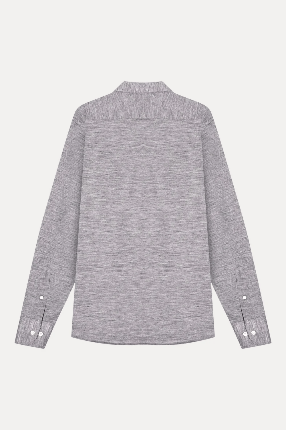 Ash Grey Cotton Shirt - ADAMO