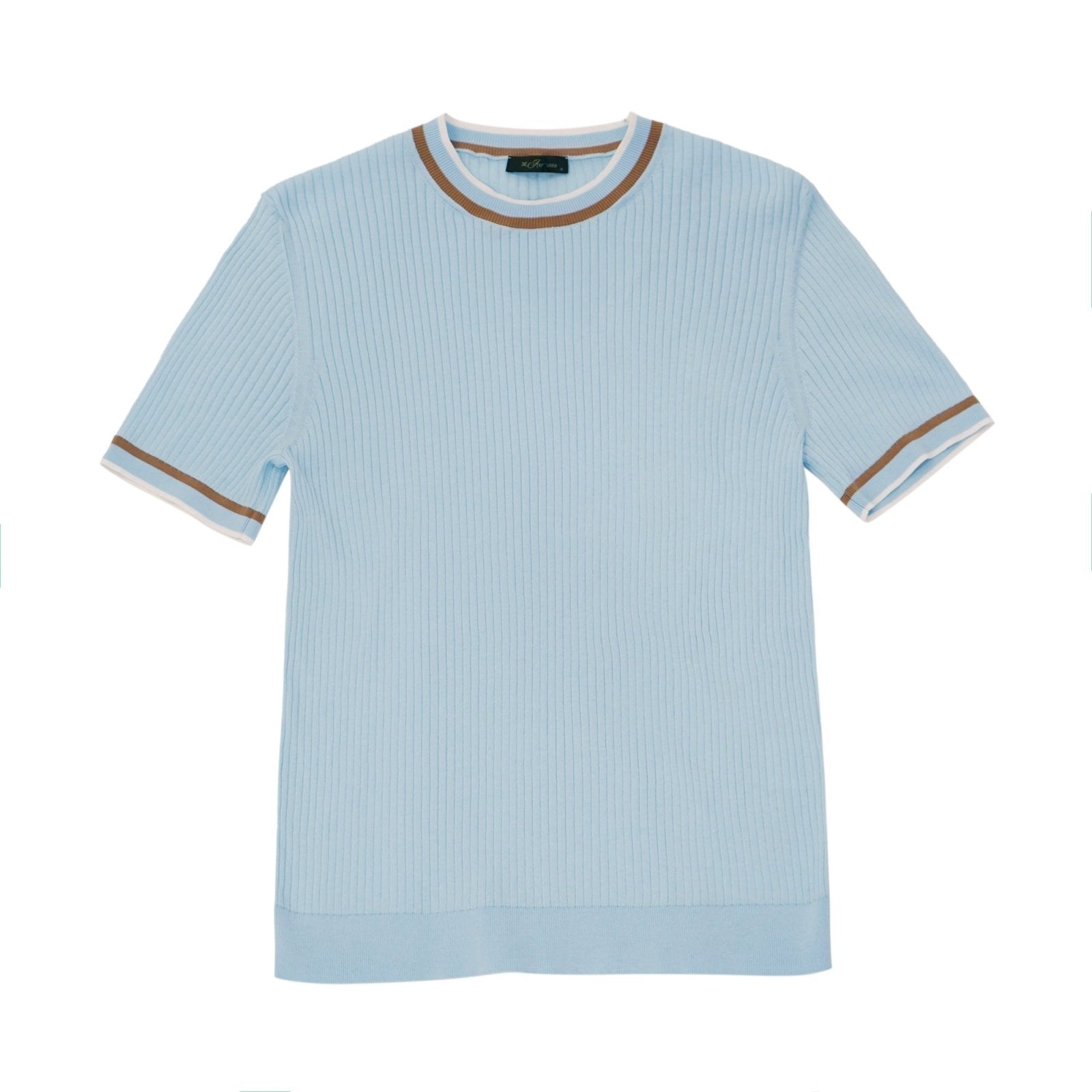 Azure Cotton T-Shirt - ADAMO