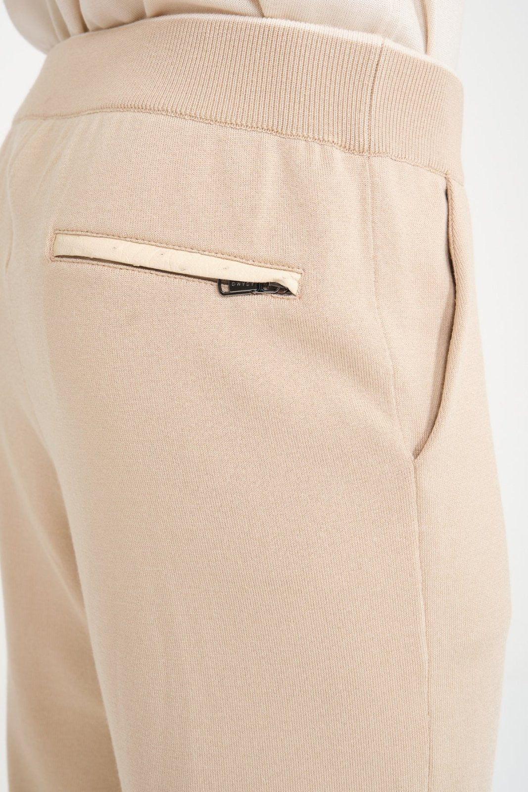 Beige Cashmere Suit & Pants Set - ADAMO