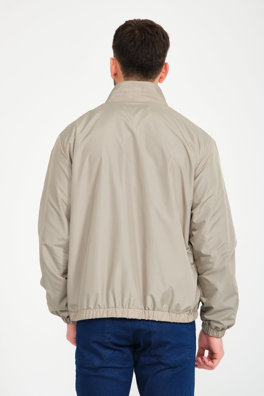 Beige Doubleface Waterproof Jacket - ADAMO