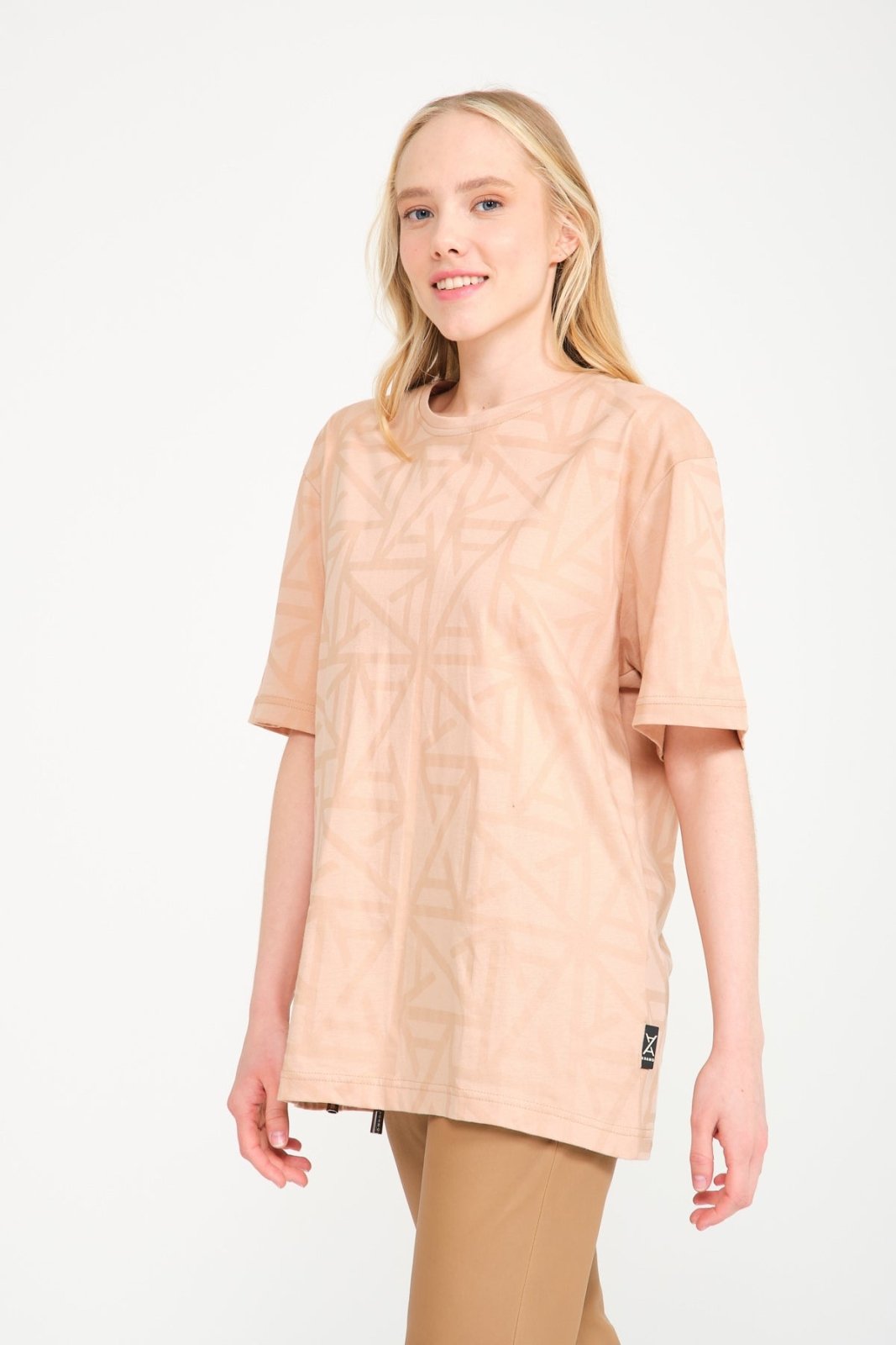 Beige Oversize T-Shirt - ADAMO