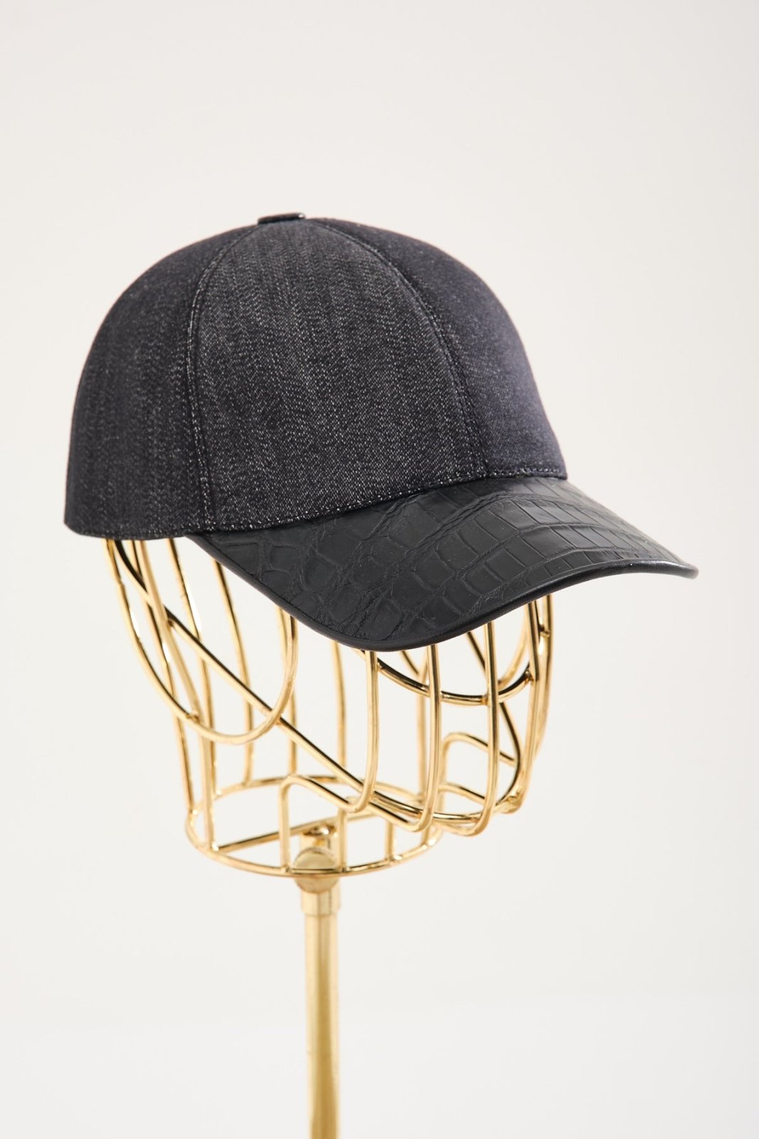 Black Crocodile Cap - ADAMO