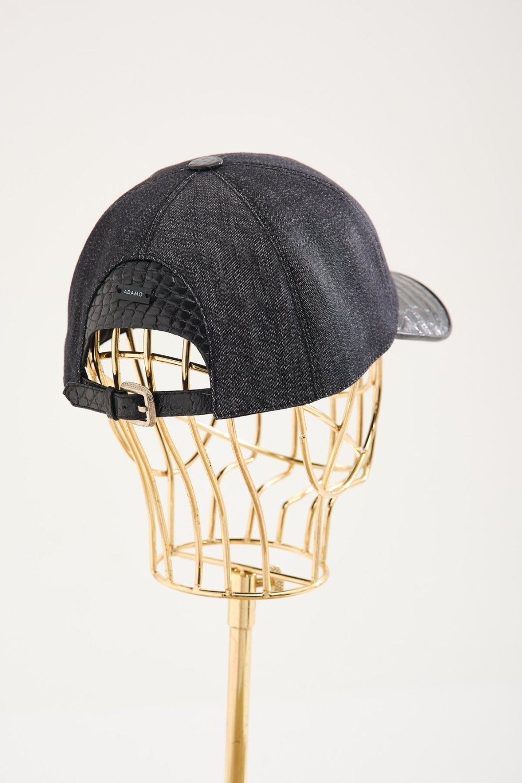 Black Crocodile Cap - ADAMO