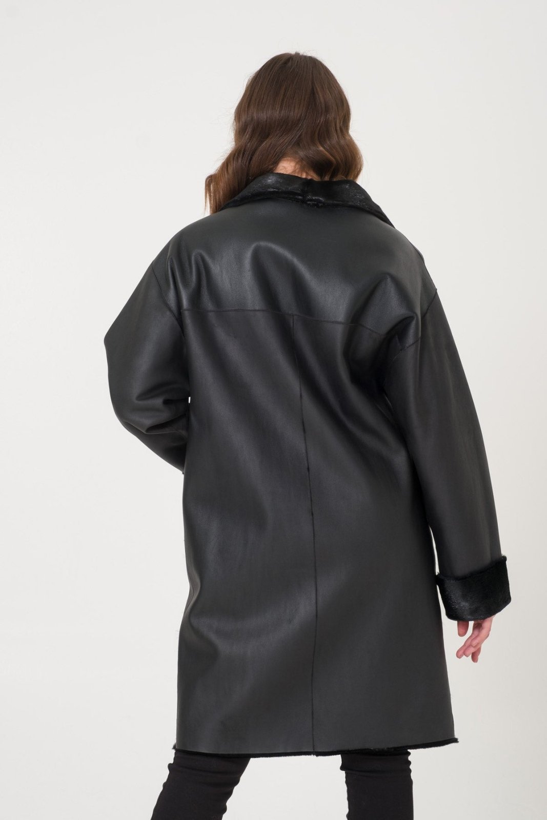 Black Doubleface Coat - ADAMO