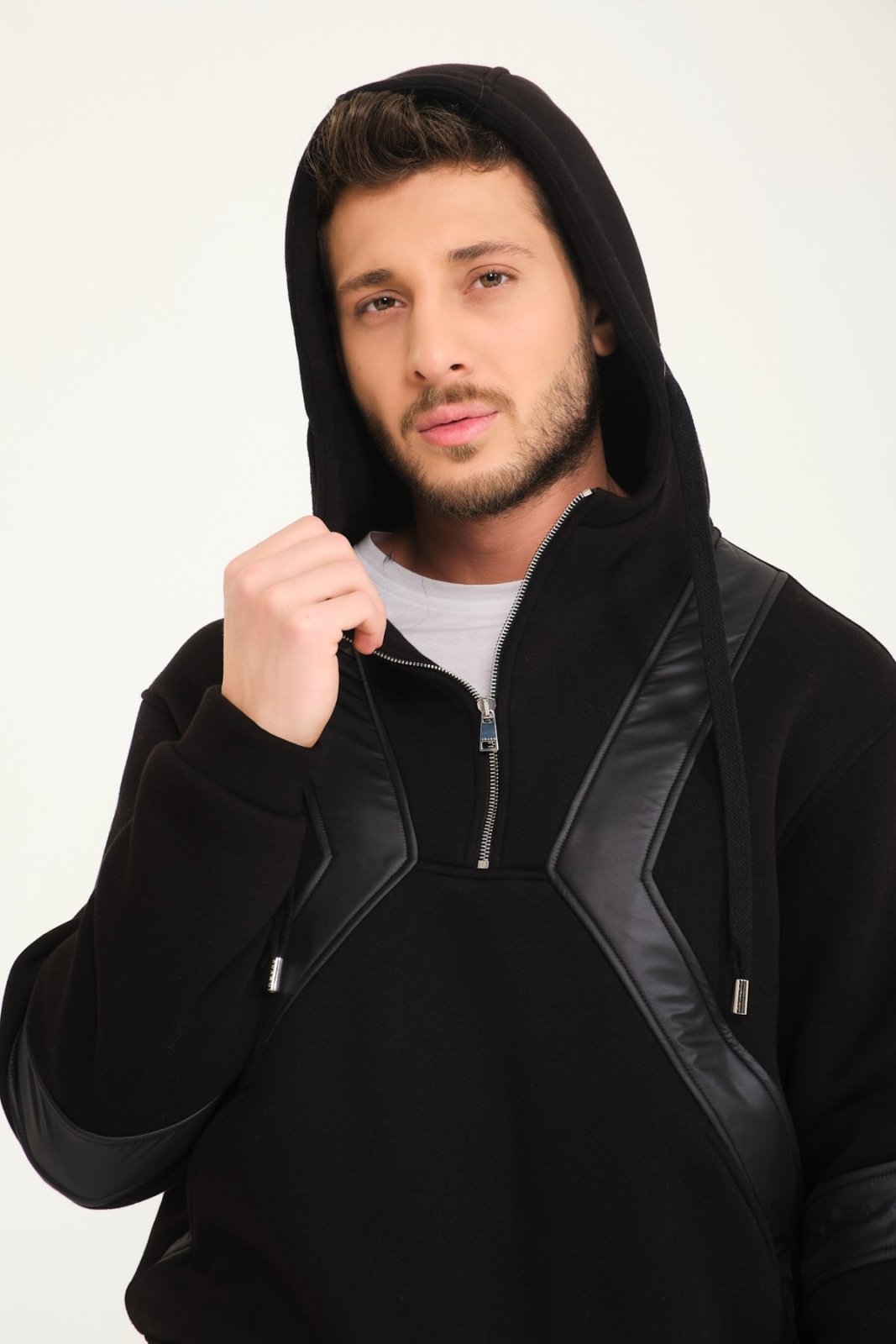 Black Hoodie & Jogger Set - ADAMO