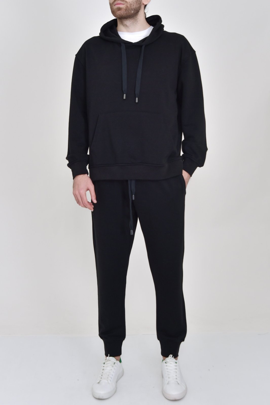 Black Hoodie & Jogger Set - ADAMO