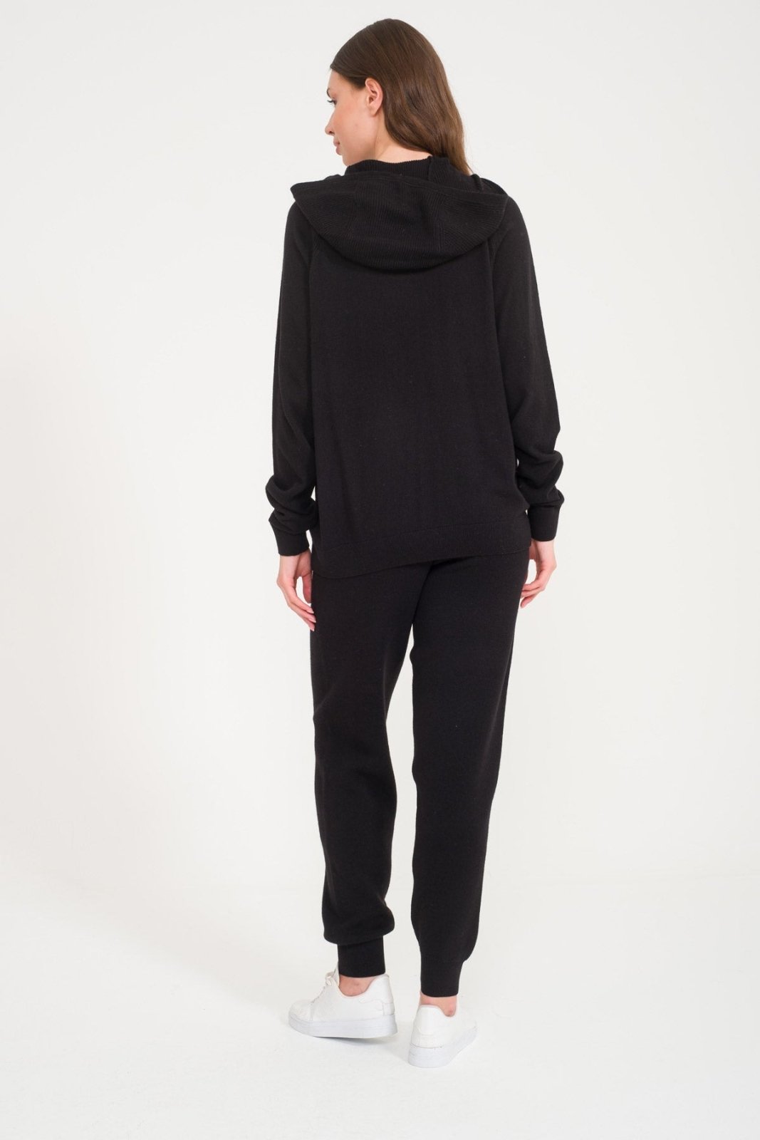 Black Knit Sweater & Pants Set - ADAMO