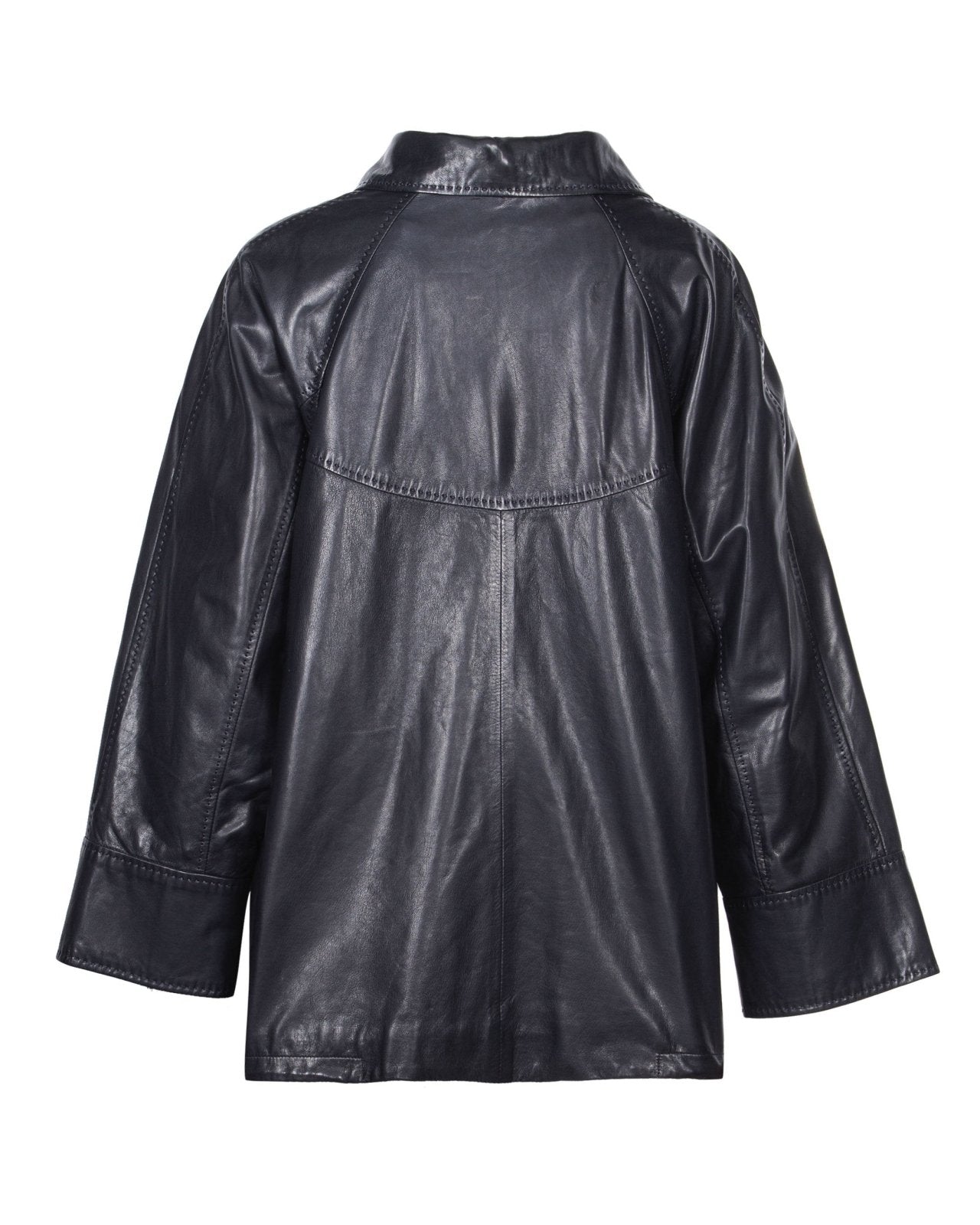 Black Leather Jacket - ADAMO