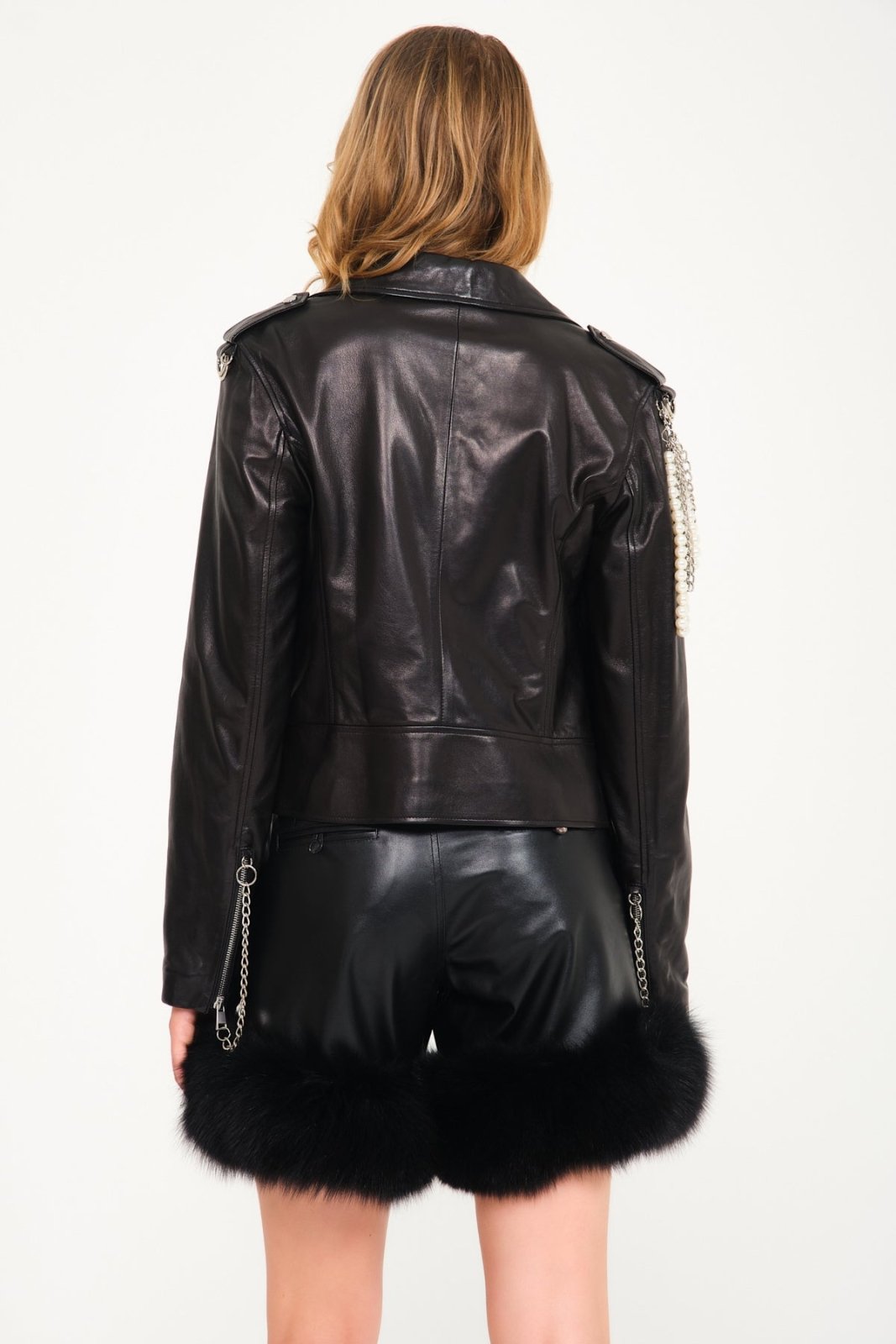 Black Leather Jacket - ADAMO