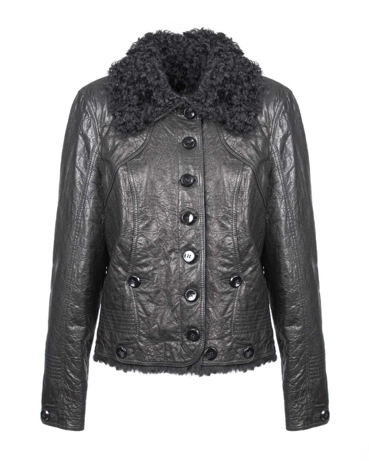 Black Leather Jacket - ADAMO