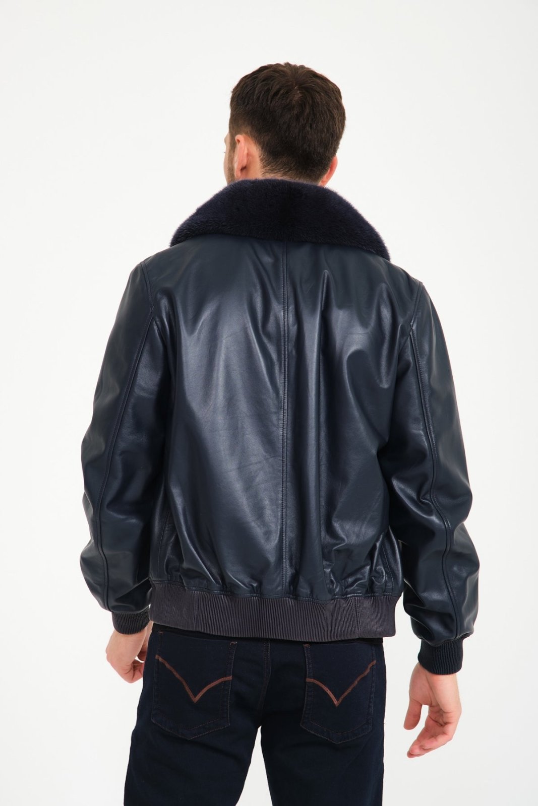 Black Leather Jacket - ADAMO