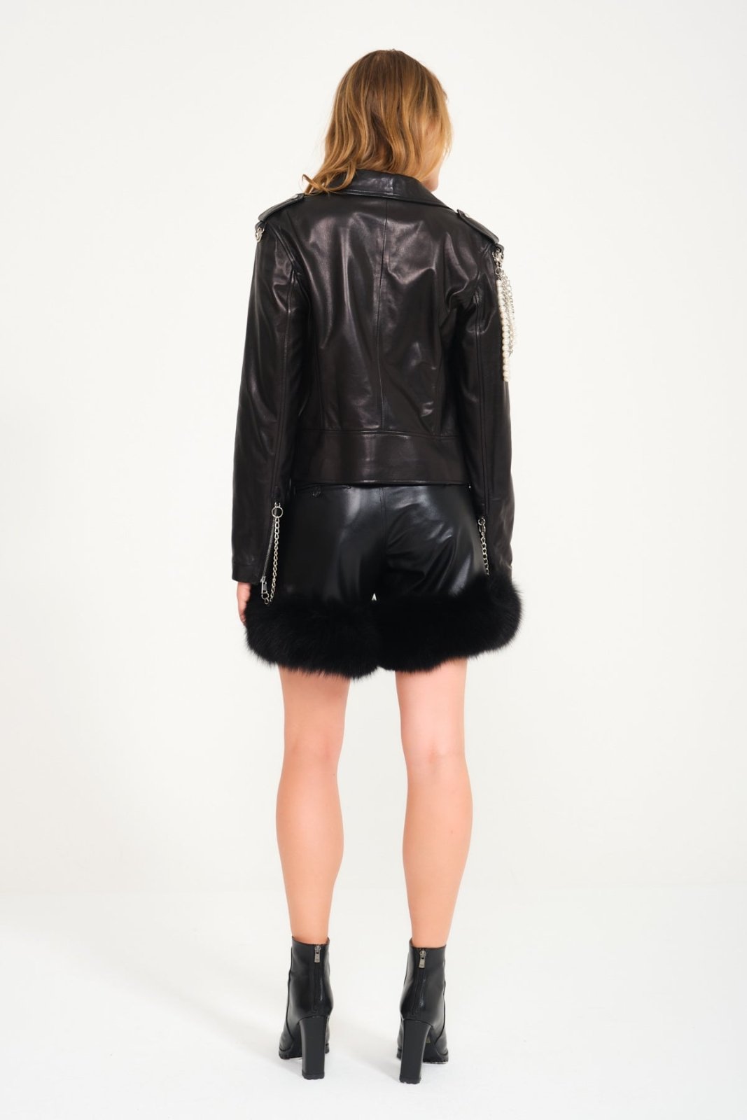 Black Leather Jacket - ADAMO