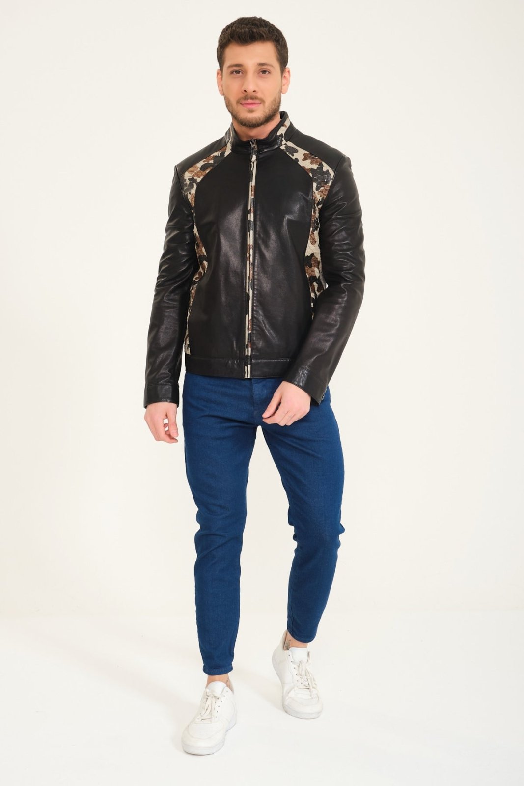 Black Leather Jacket - ADAMO