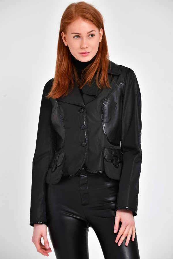 Black Leather Jacket - ADAMO