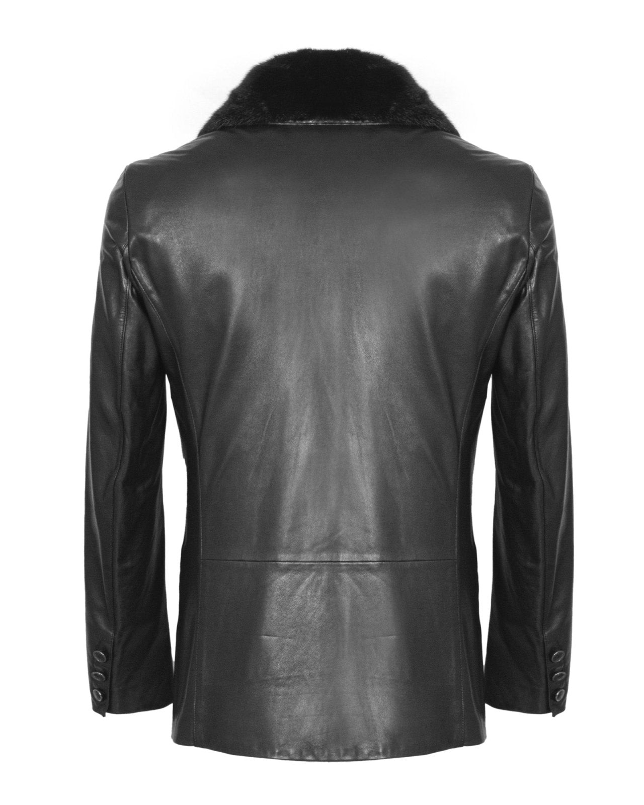 Black Leather Jacket - ADAMO