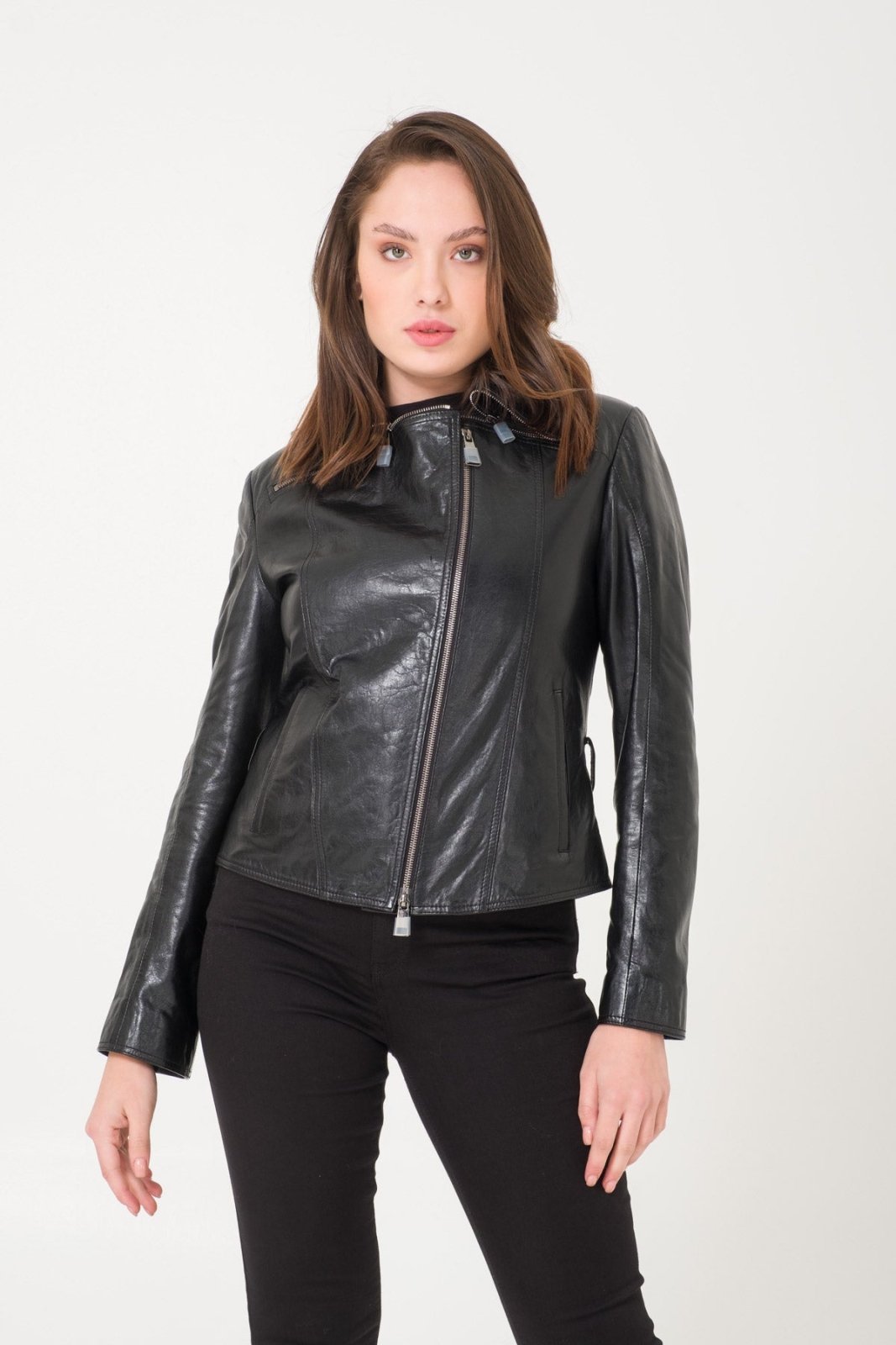 Black Leather Jacket - ADAMO