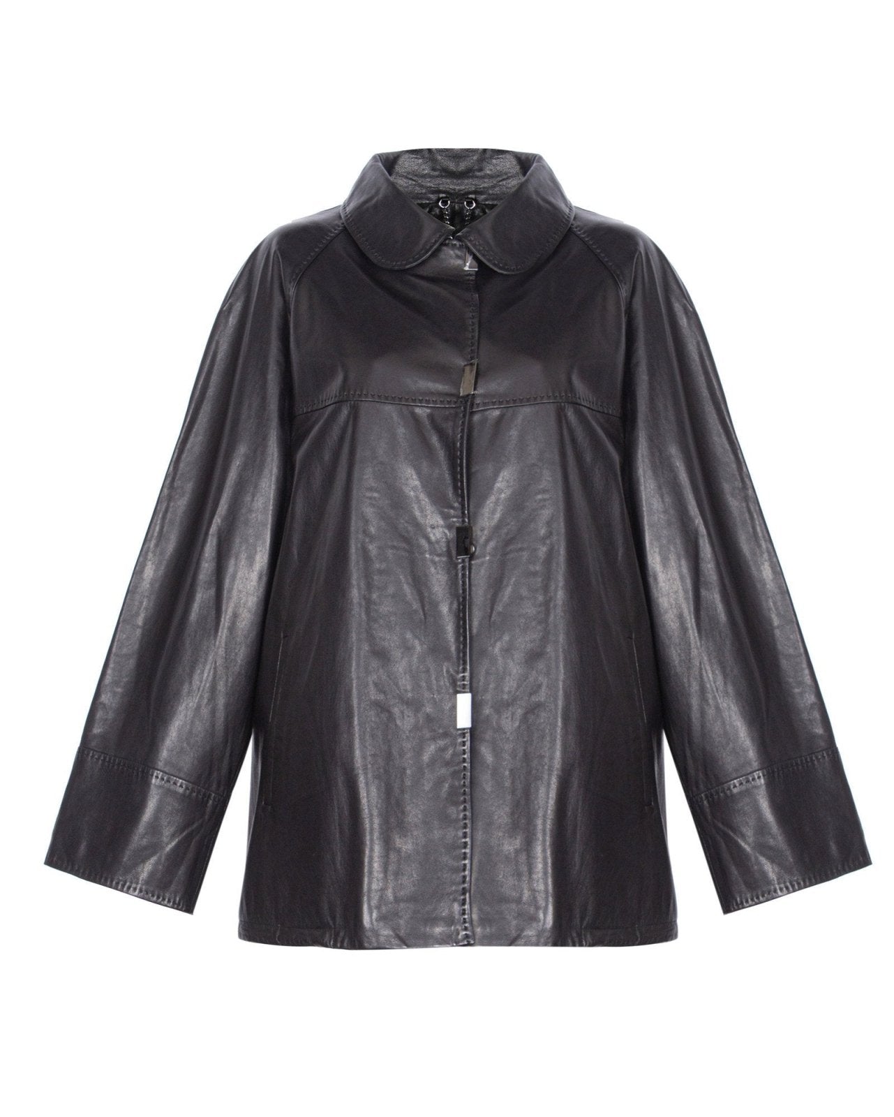 Black Leather Jacket - ADAMO