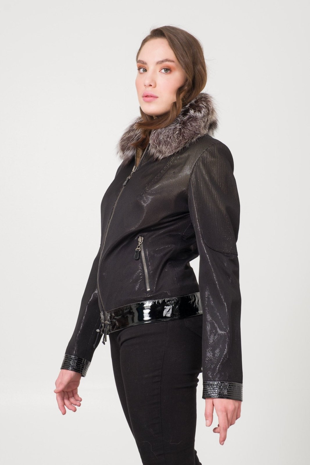 Black Leather Jacket - ADAMO