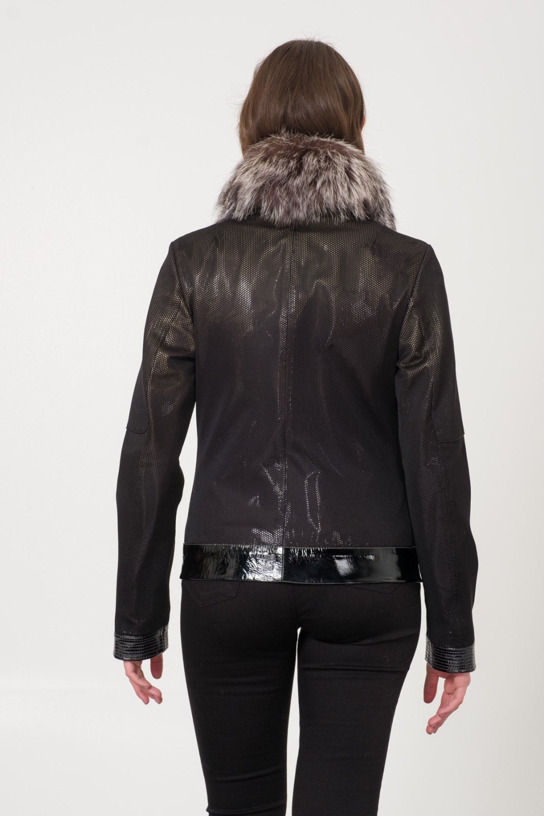 Black Leather Jacket - ADAMO