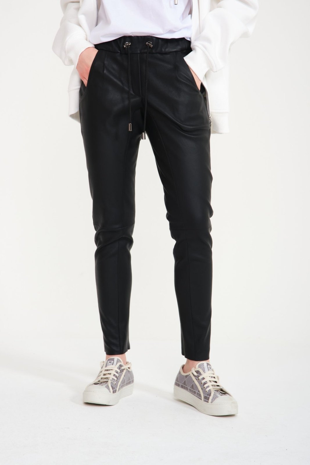 Black Leather Pants - ADAMO