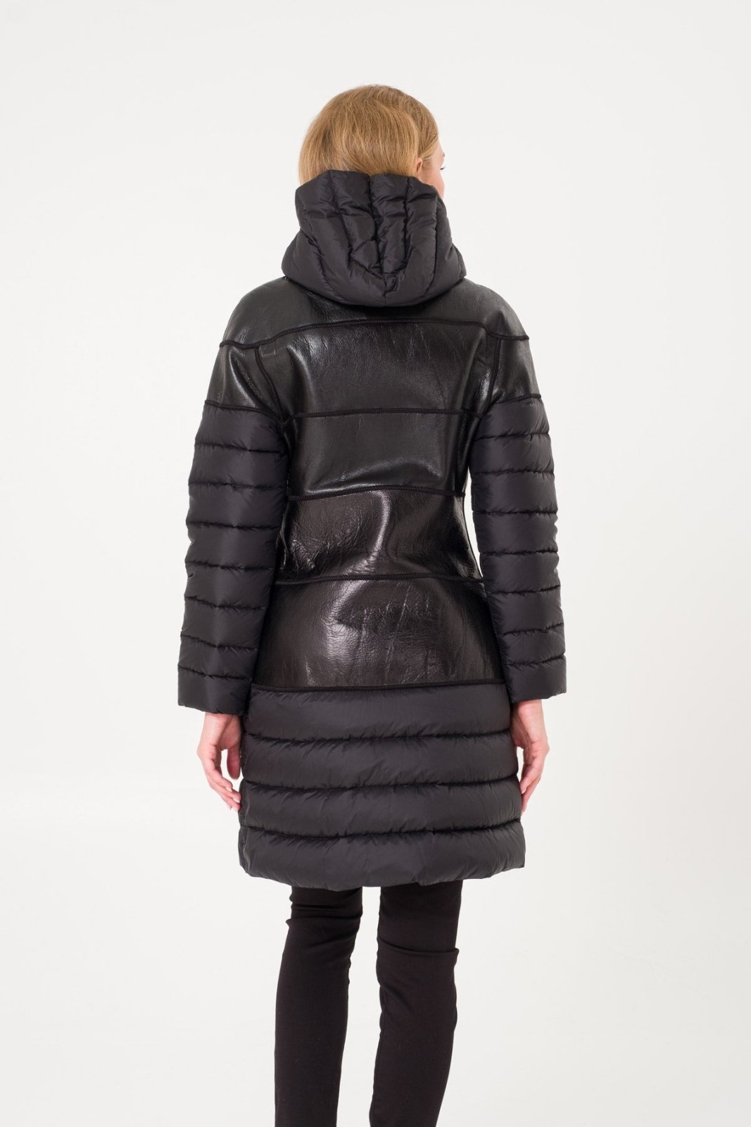 Black Long Puffer Coat - ADAMO